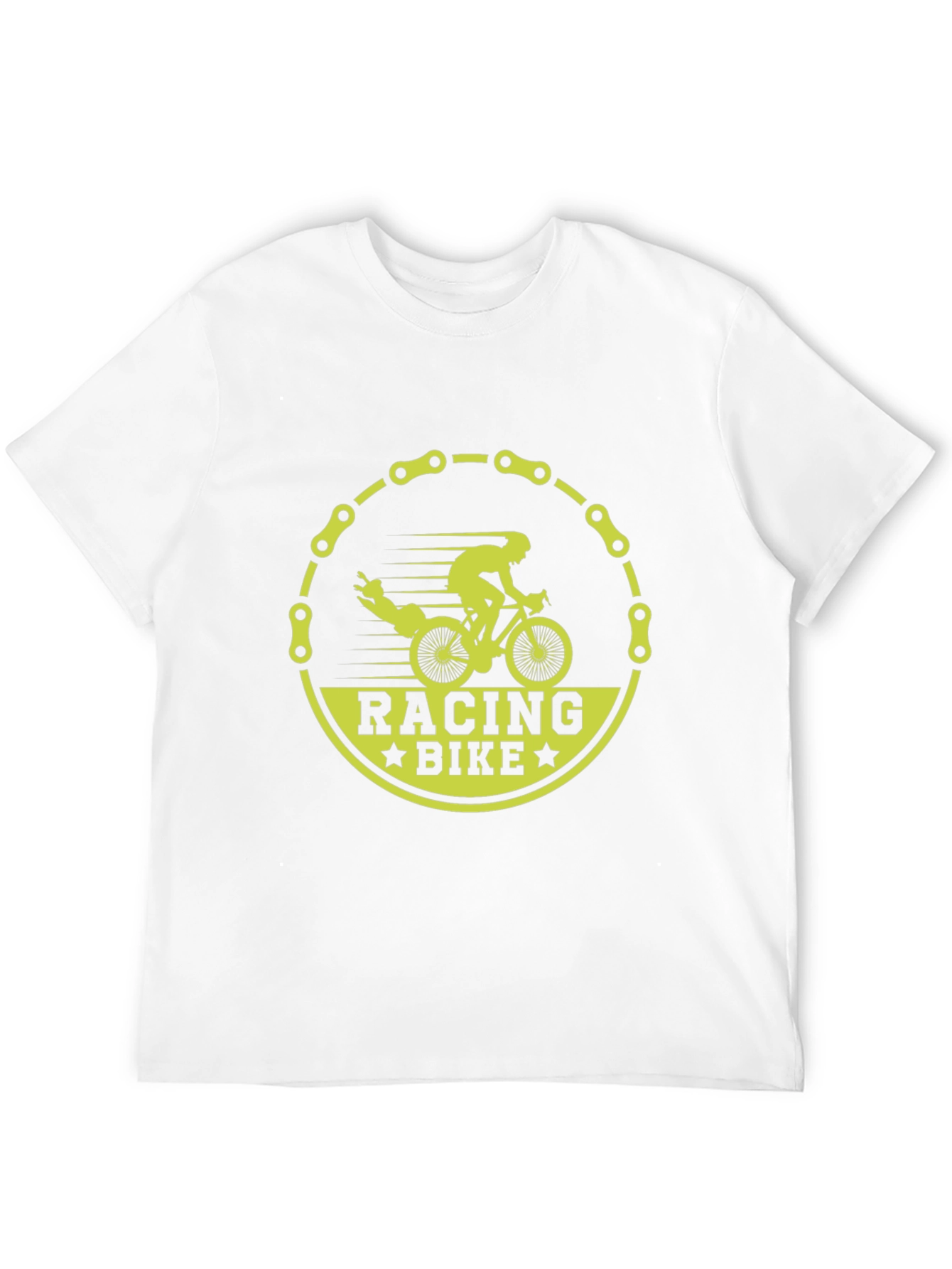 Racing Bike Graphic T-Shirt - Black