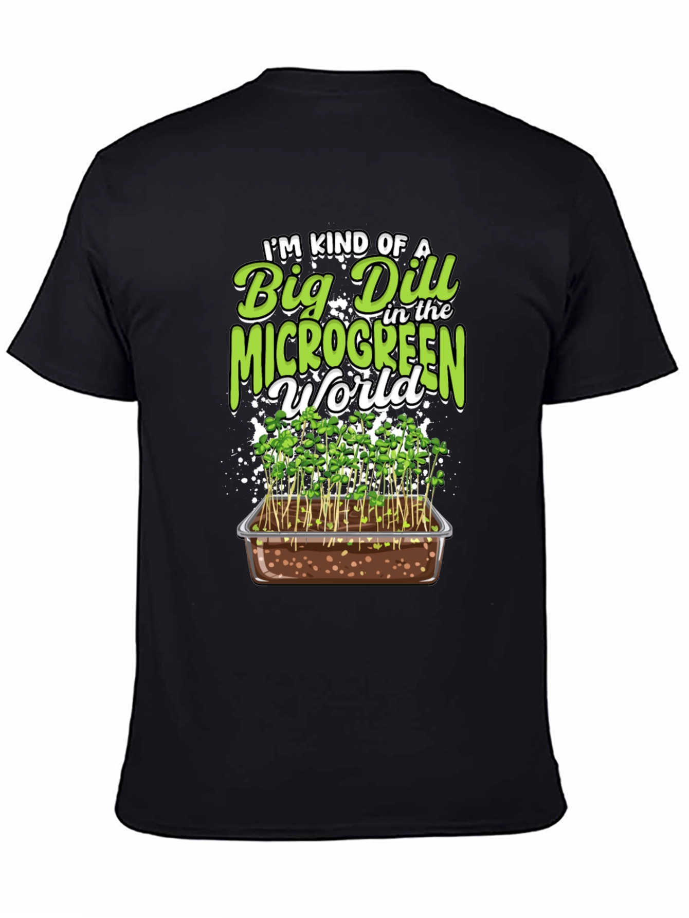 Big Dill Microgreen World Graphic Tee