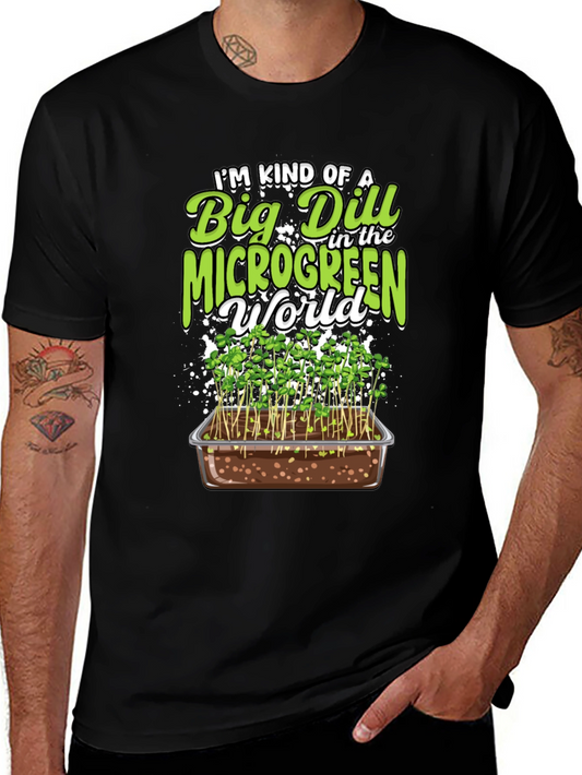 Big Dill Microgreen World Graphic Tee