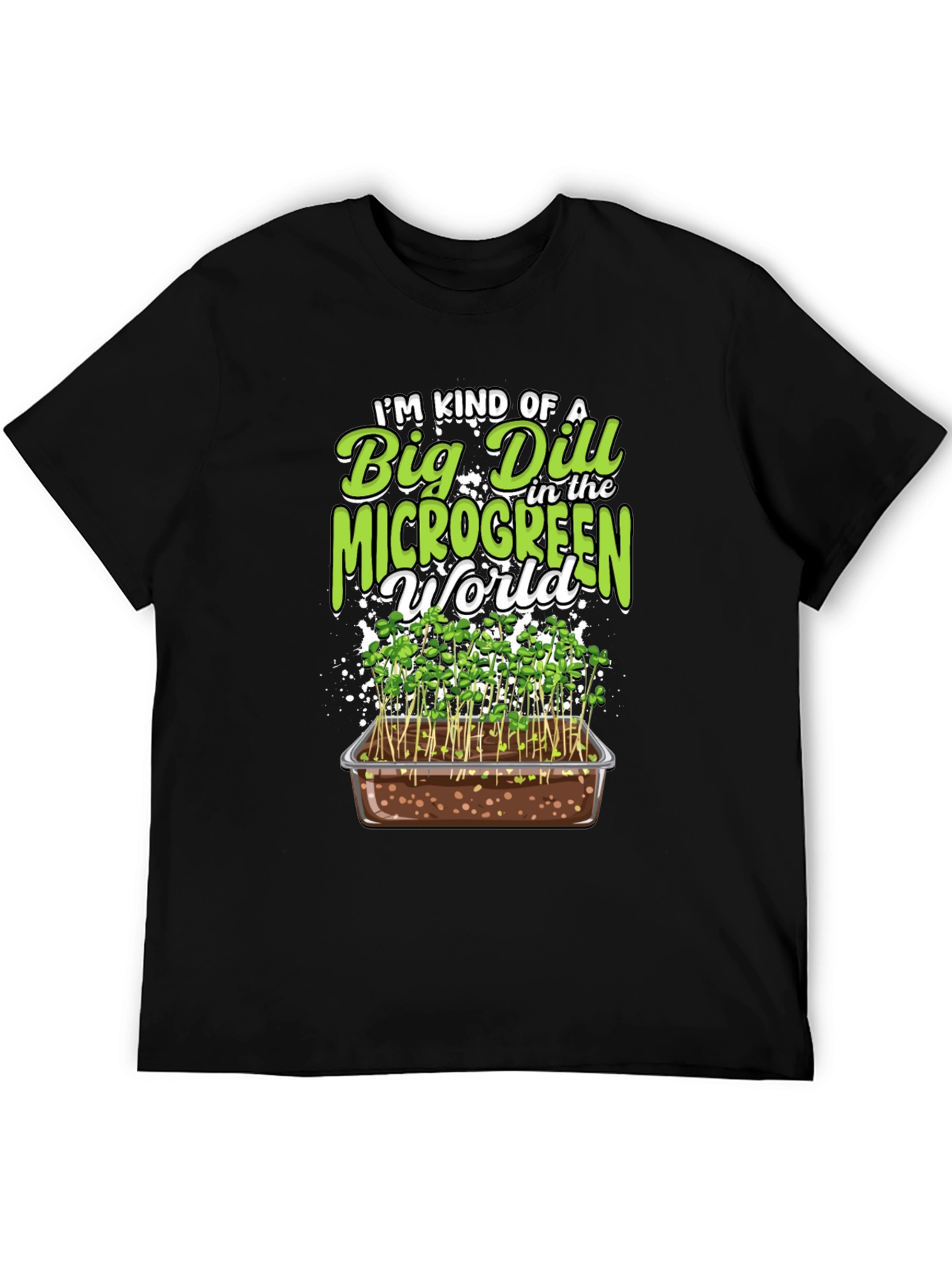 Big Dill Microgreen World Graphic Tee