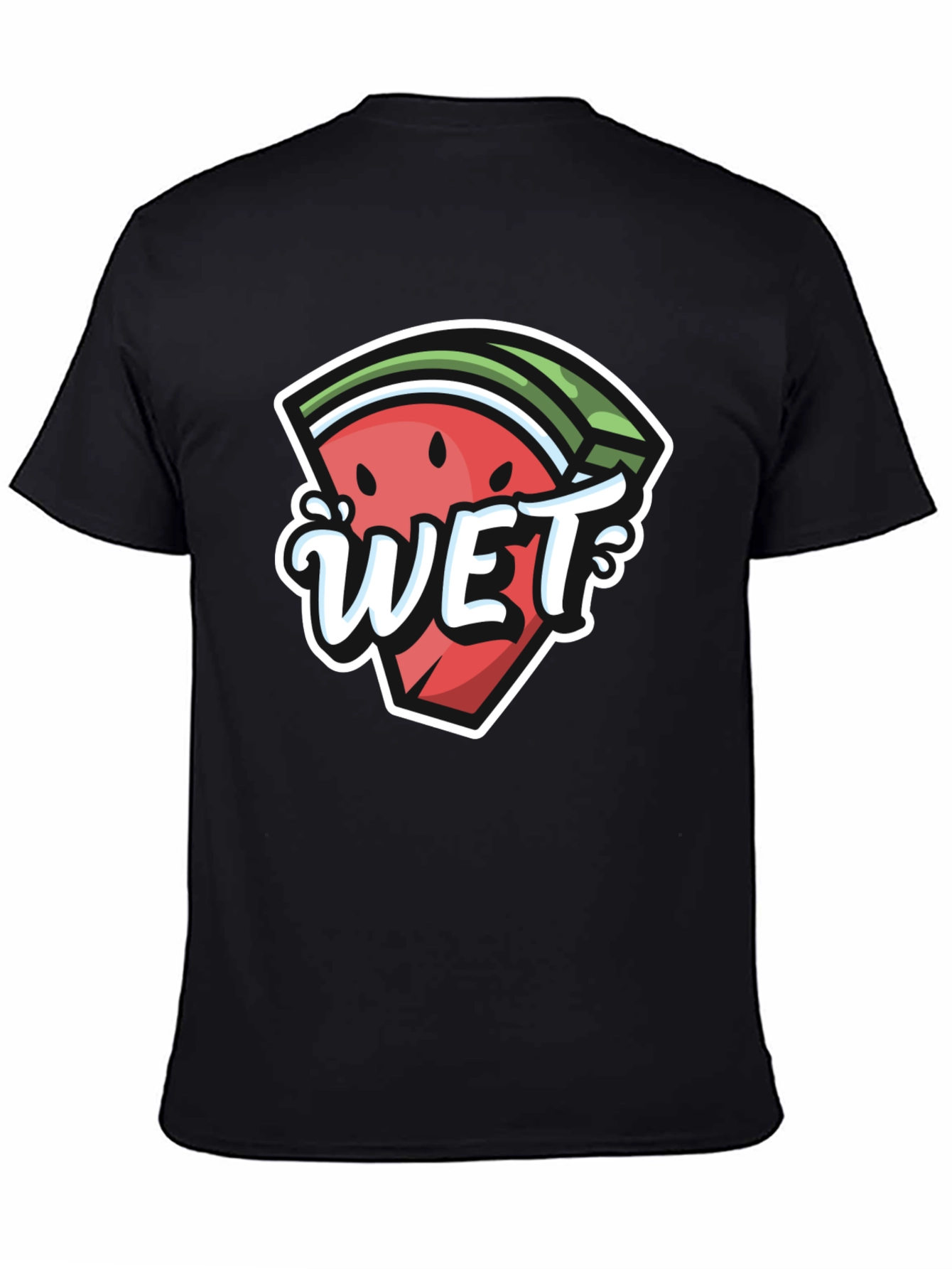 Wet Watermelon Graphic Tee - Summer Fun