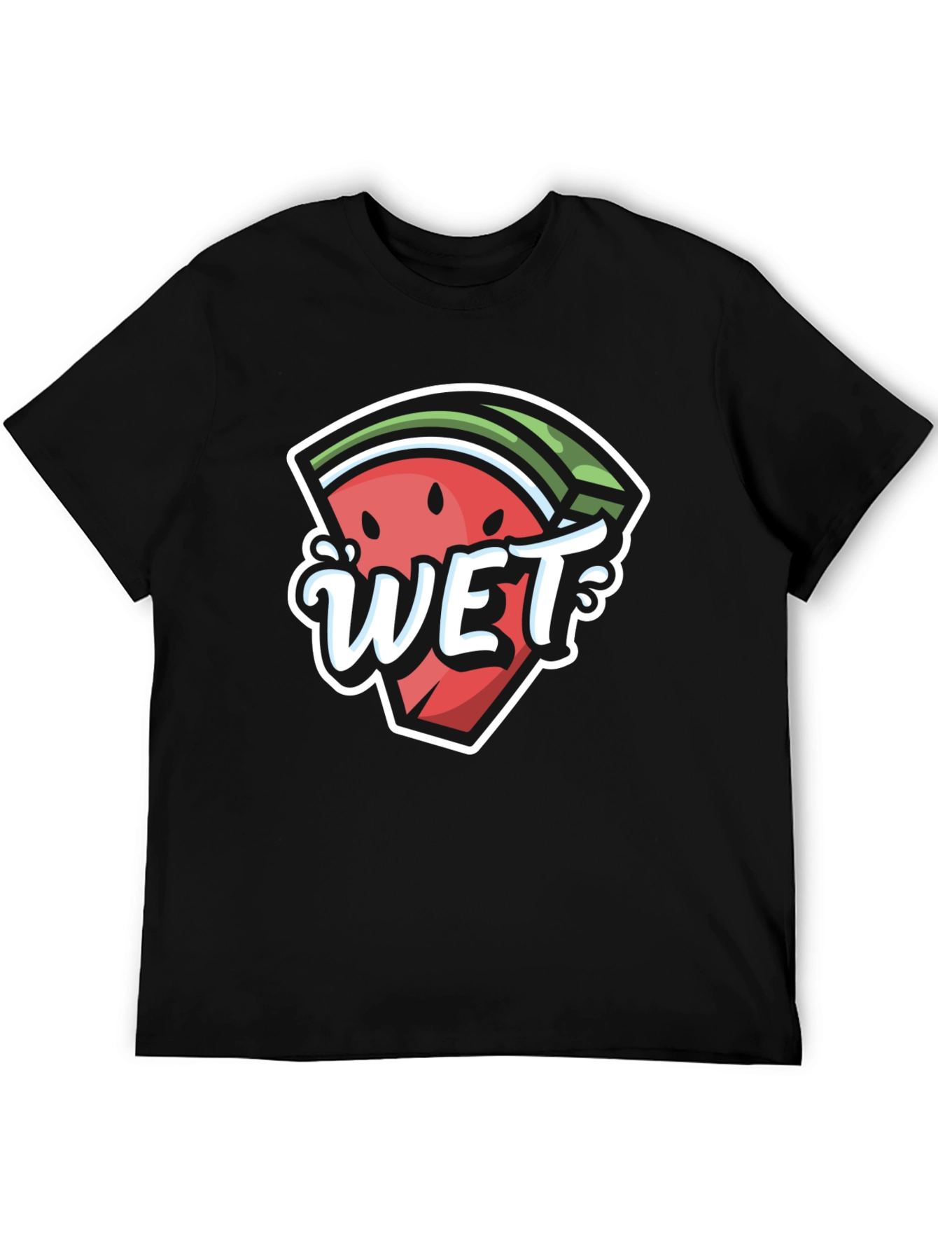 Wet Watermelon Graphic Tee - Summer Fun
