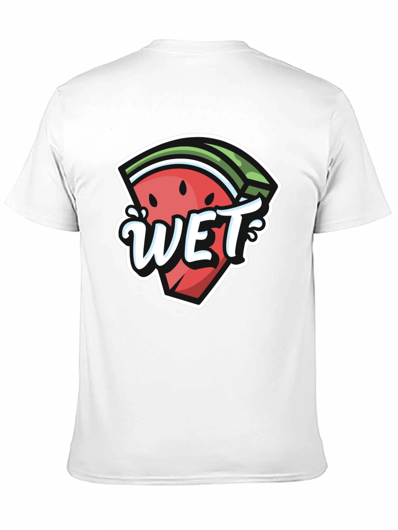 Wet Watermelon Graphic Tee - Summer Fun