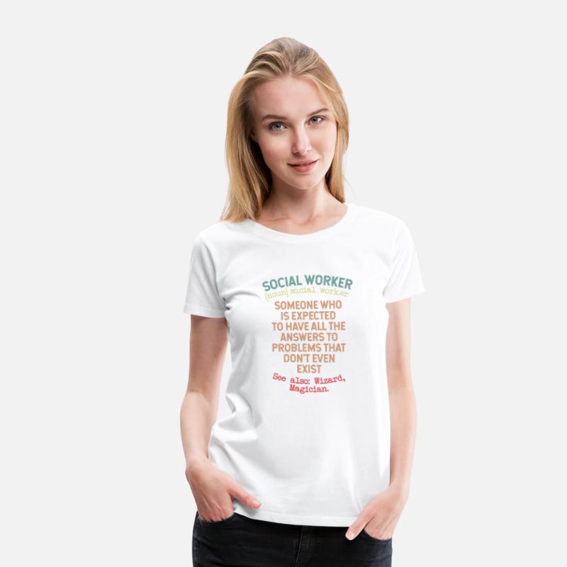 Definition Social Worker Gift for Women Social