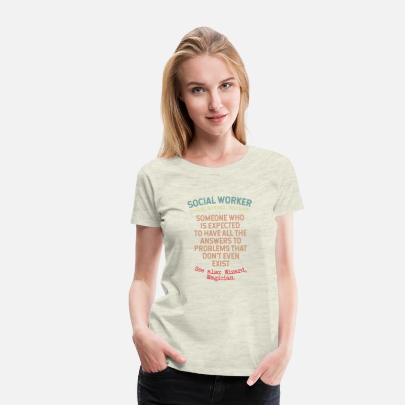 Definition Social Worker Gift for Women Social