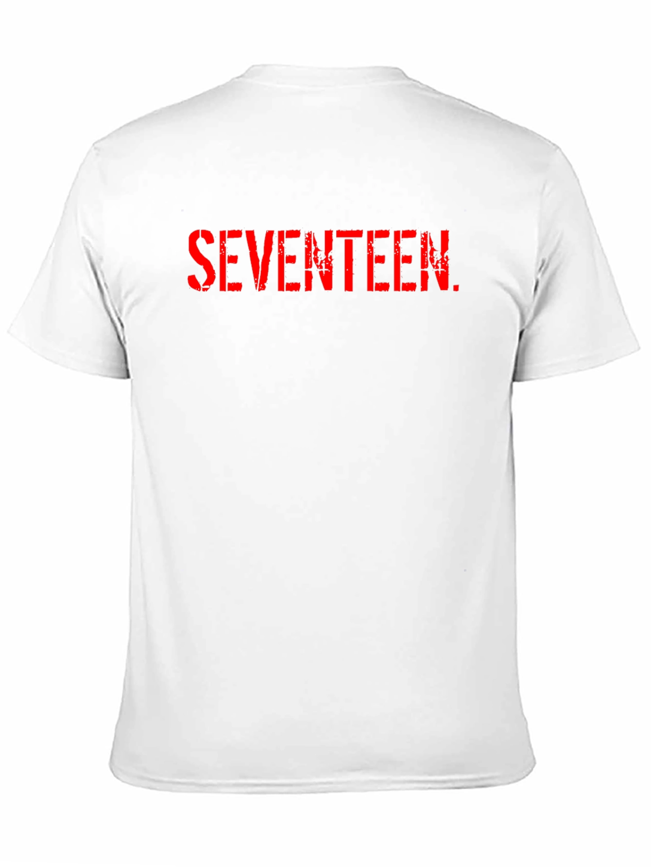 Seventeen Graphic Tee - Classic Crew Neck Cotton T-Shirt