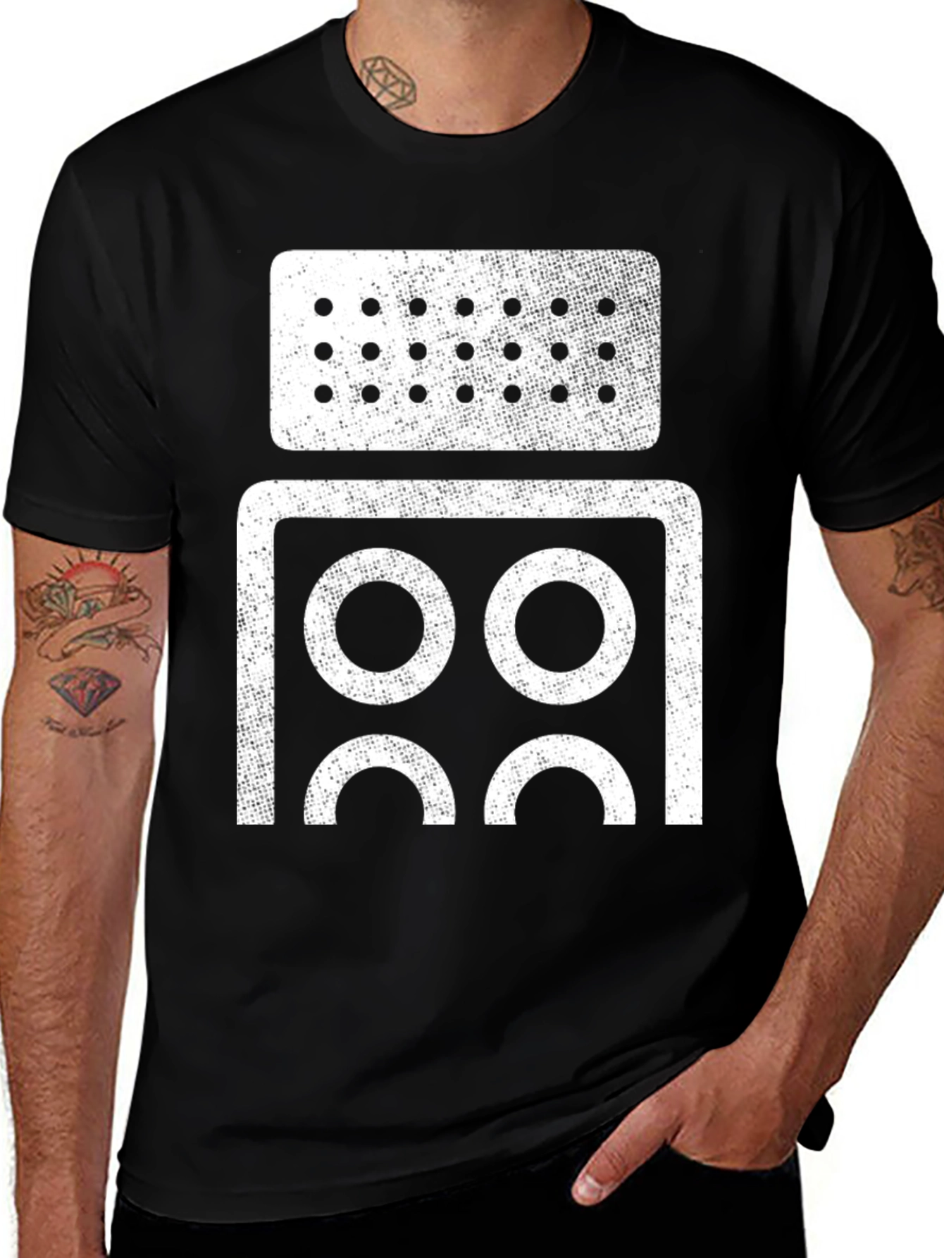 Retro Cooktop Graphic Tee - Bold & Unique!