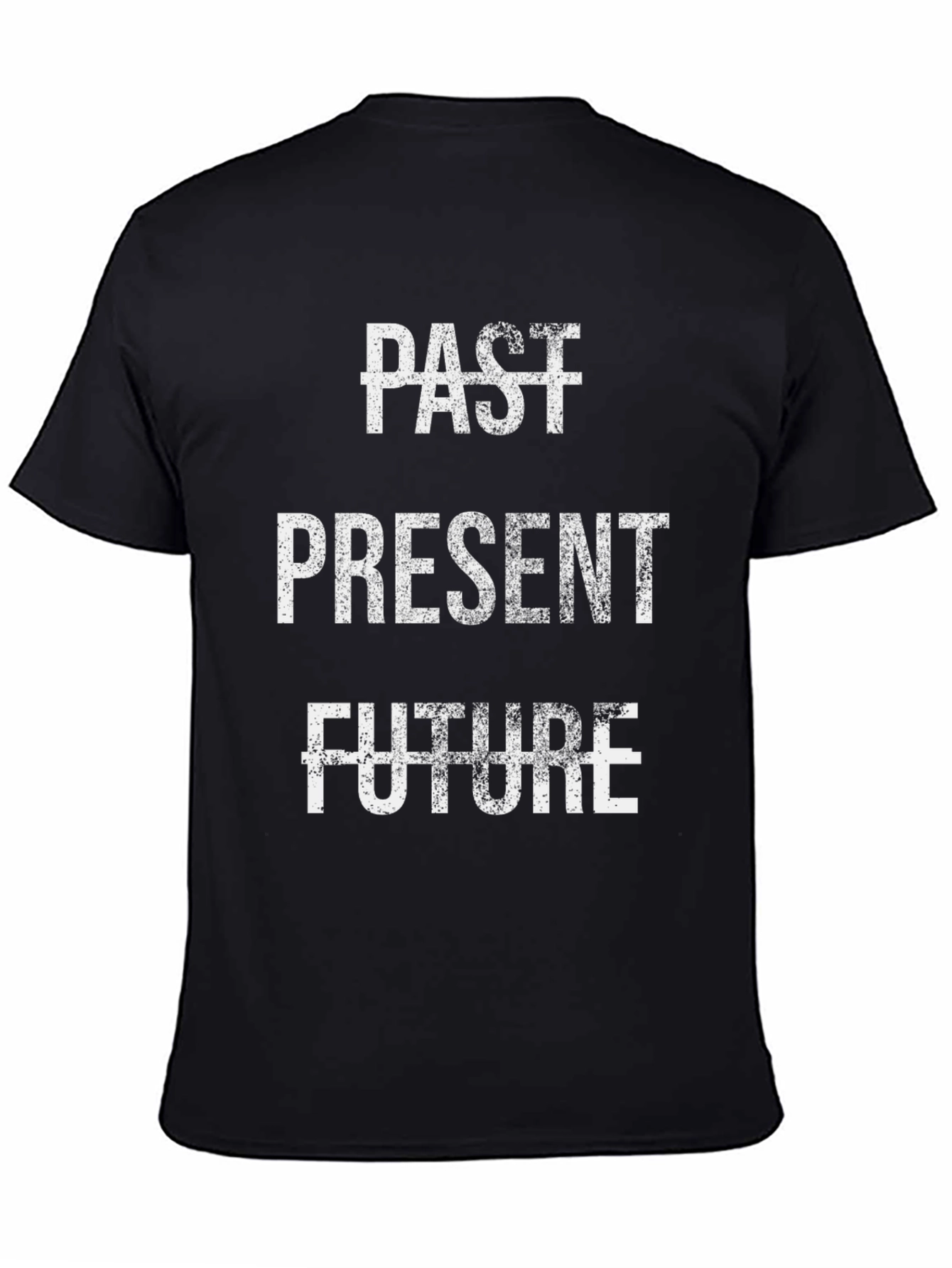 Past Present Future Graphic Tee - Black
