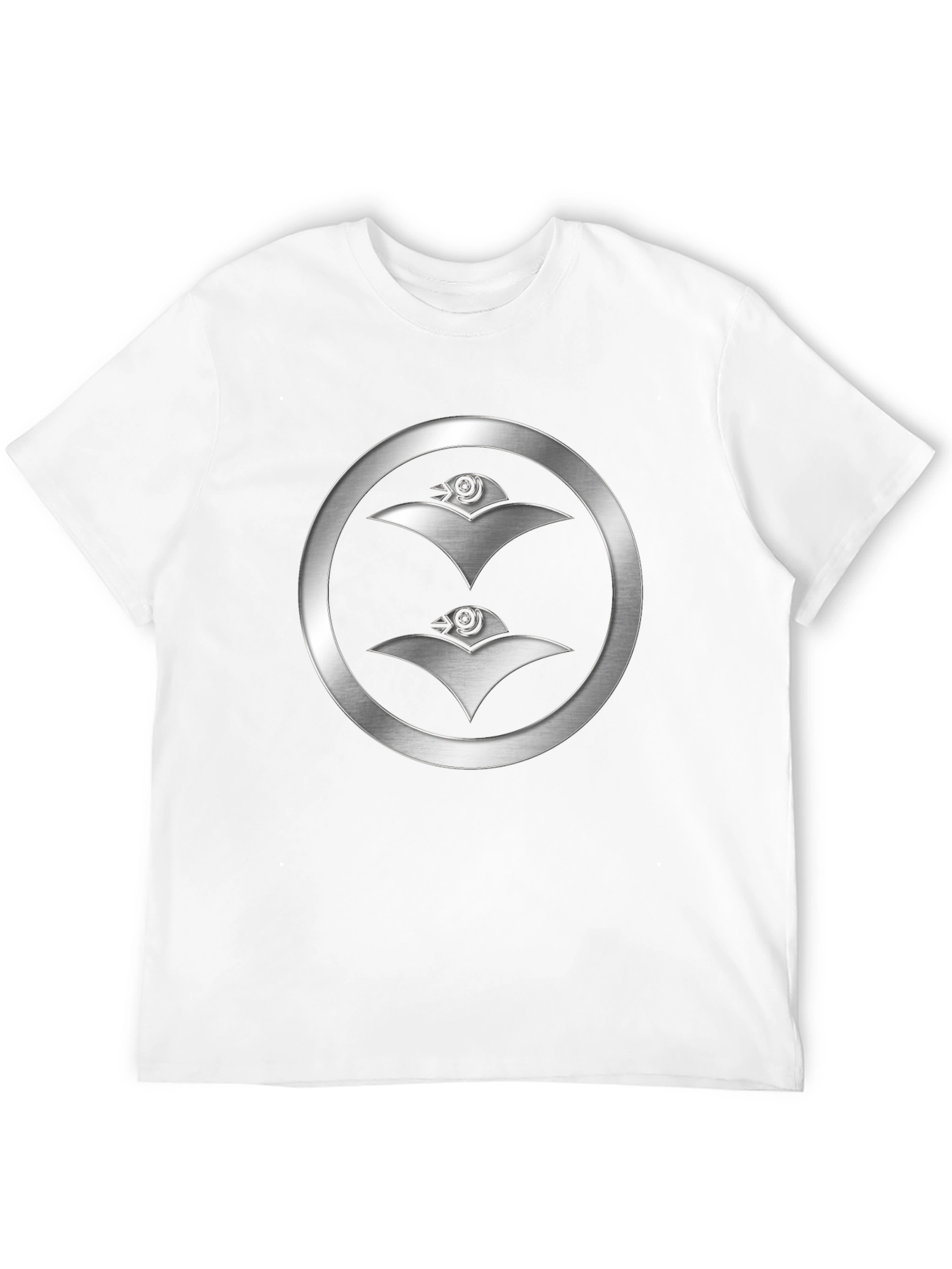 Silver Emblem Black T-Shirt