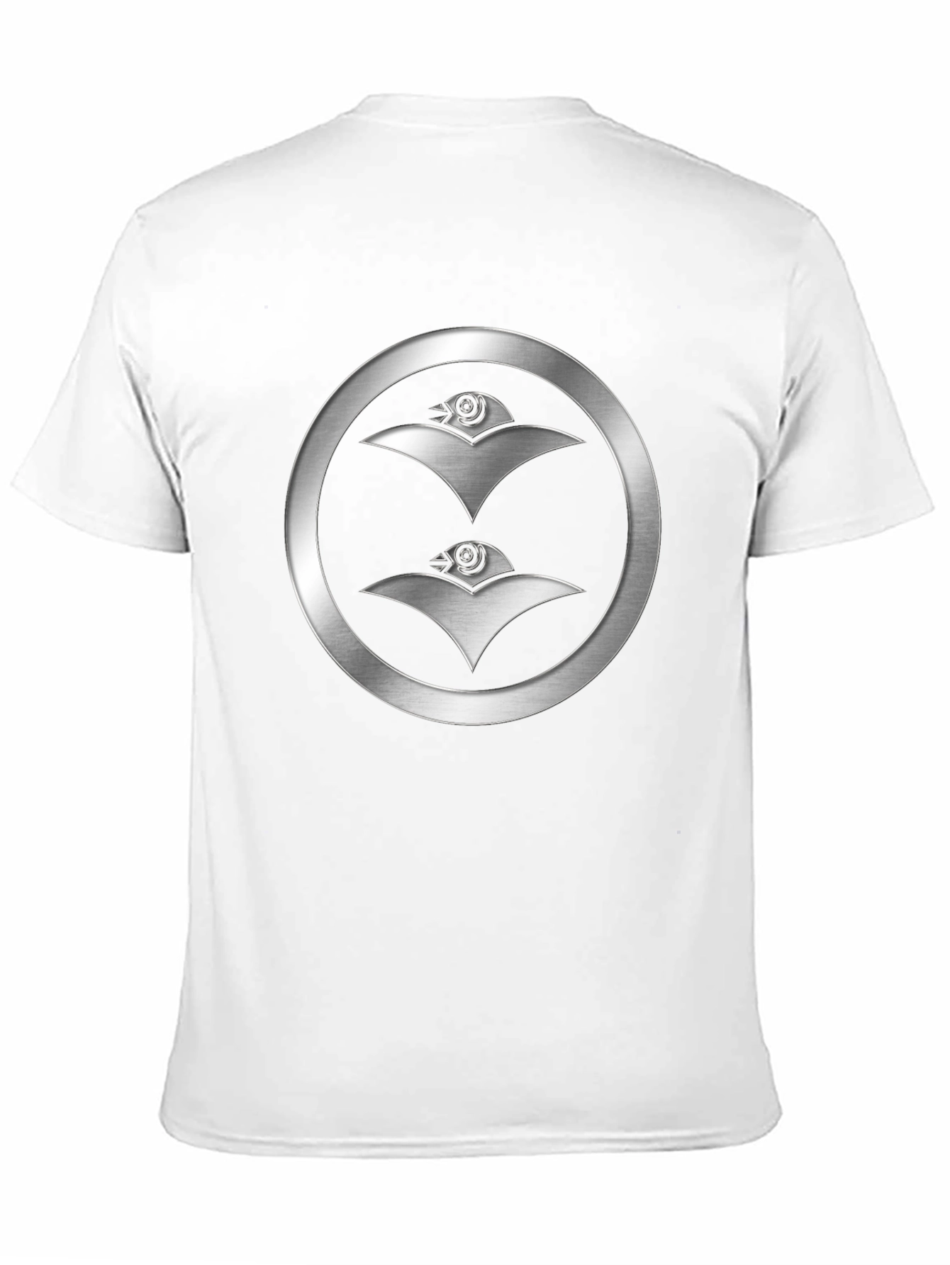 Silver Emblem Black T-Shirt