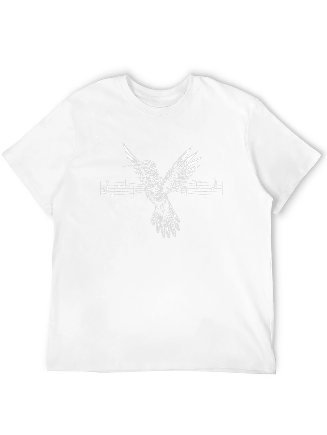 Hummingbird Music Notes Graphic Tee