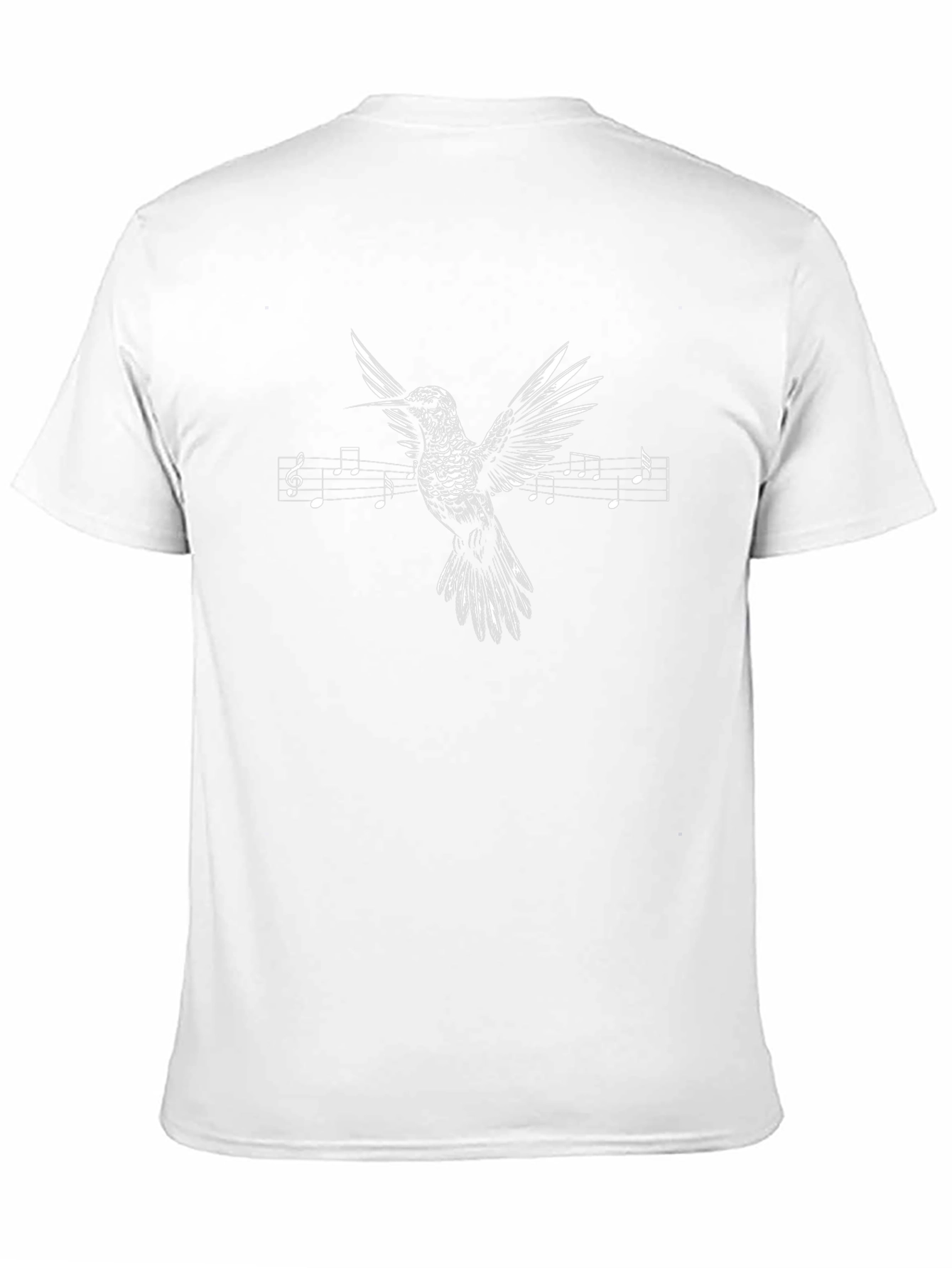 Hummingbird Music Notes Graphic Tee