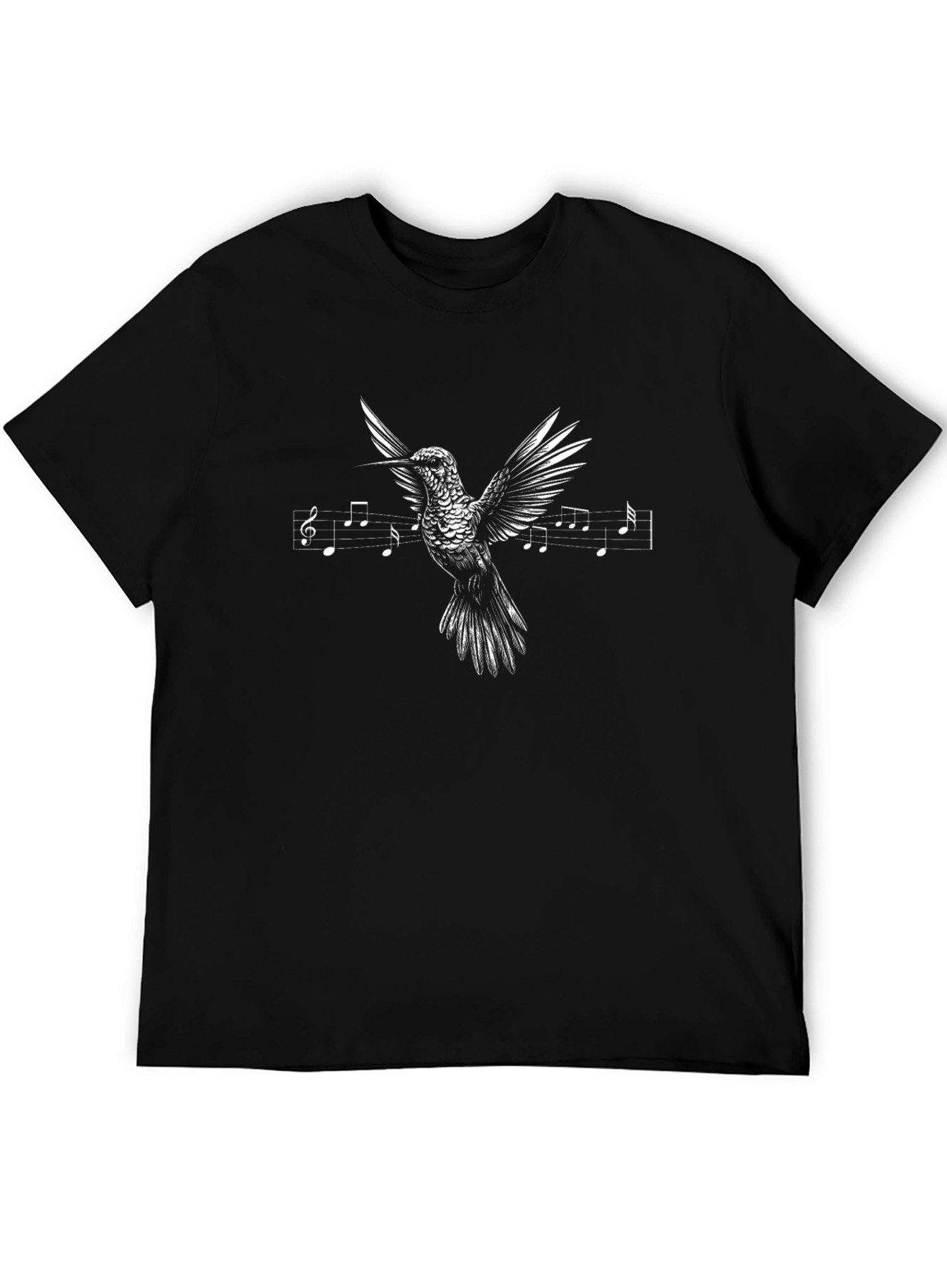 Hummingbird Music Notes Graphic Tee
