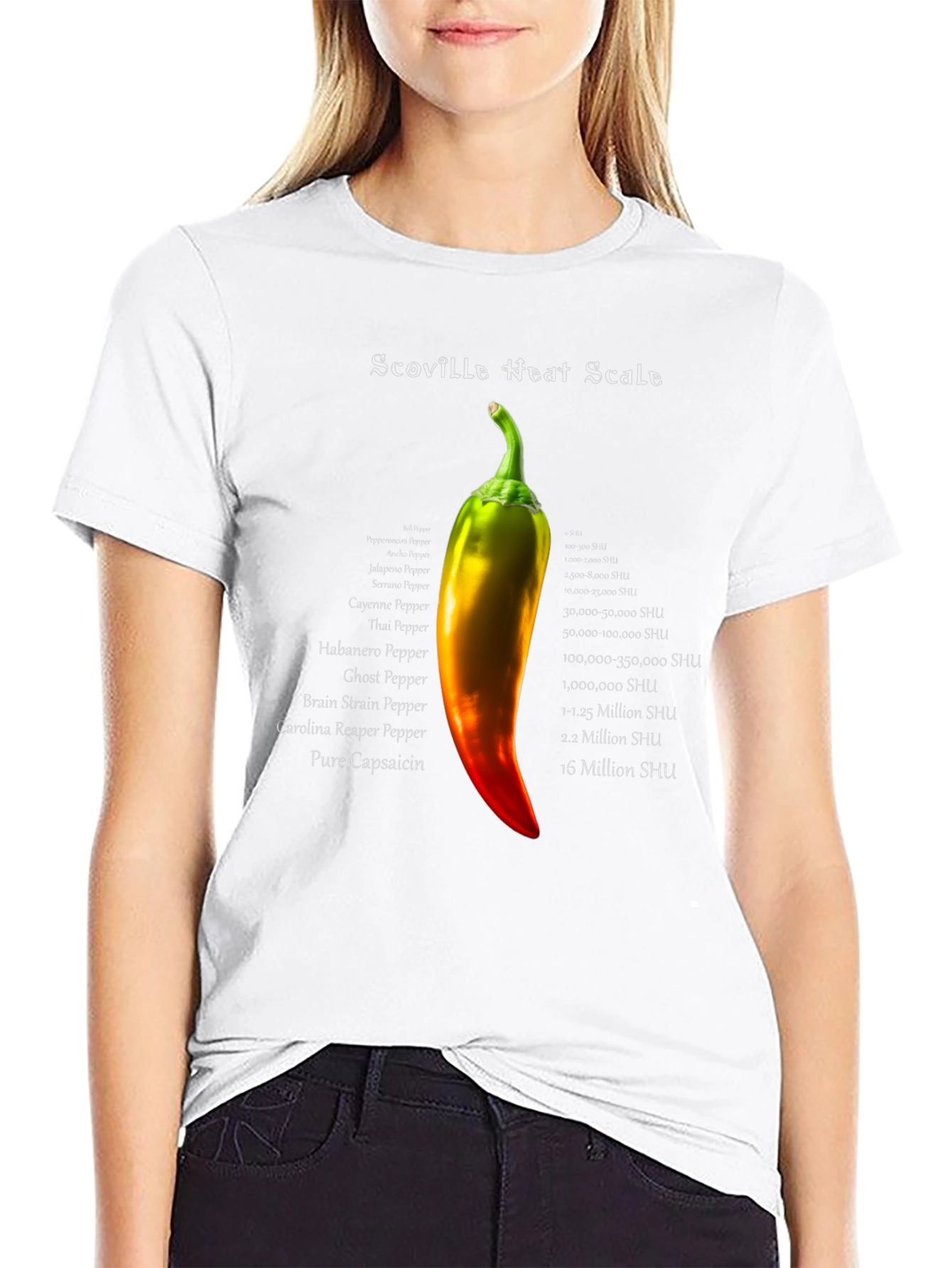 Scoville Heat Scale Pepper T-Shirt