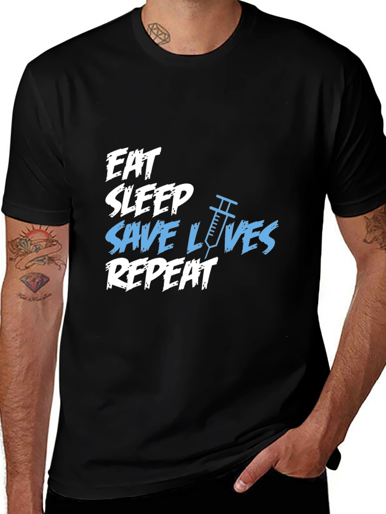 Eat Sleep Save Lives T-Shirt