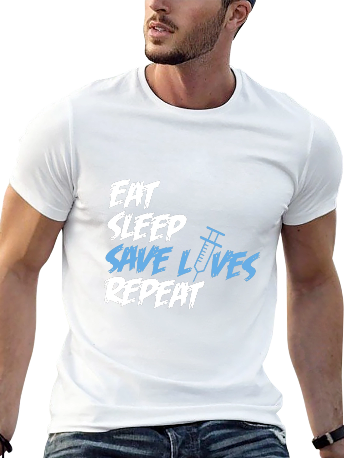 Eat Sleep Save Lives T-Shirt