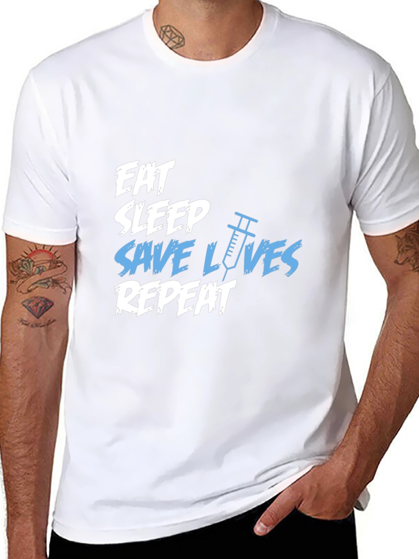Eat Sleep Save Lives T-Shirt