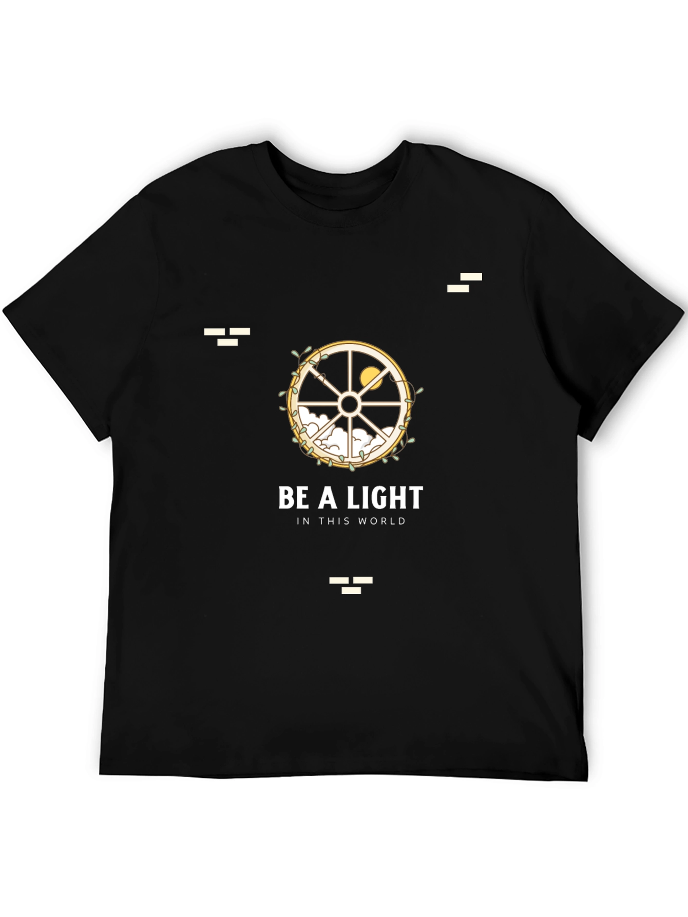 Be A Light Graphic T-Shirt - Black