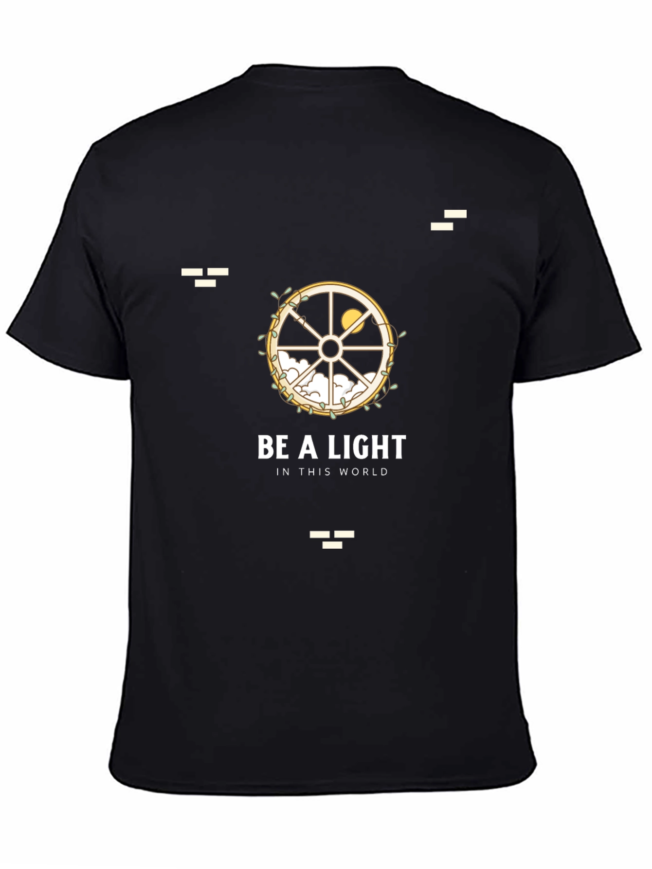 Be A Light Graphic T-Shirt - Black