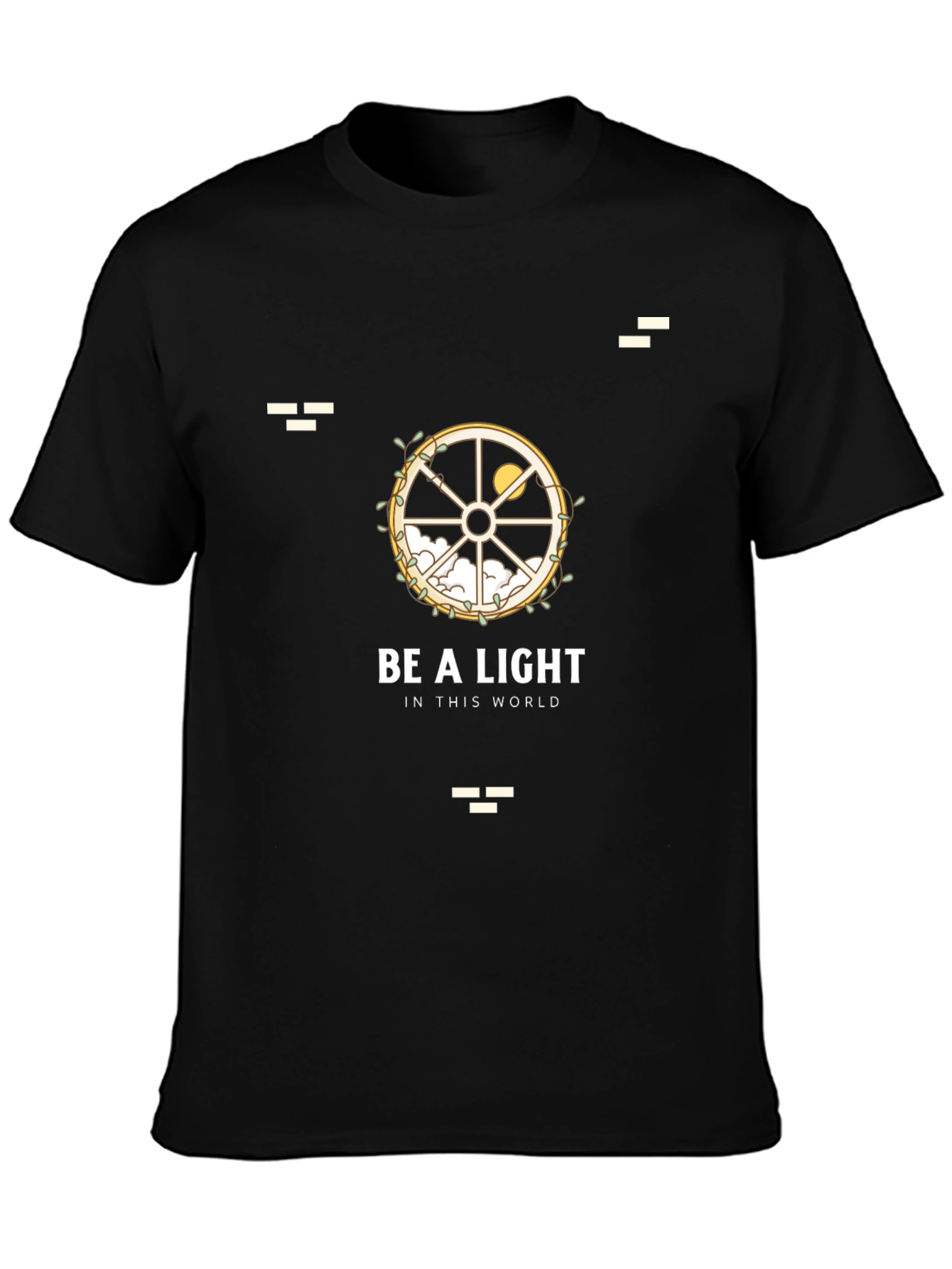Be A Light Graphic T-Shirt - Black