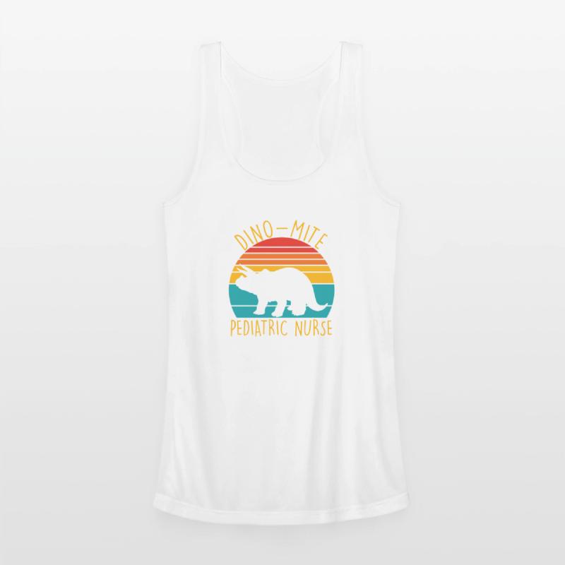 Dino-mite Pediatric Nurse Retro Apparel