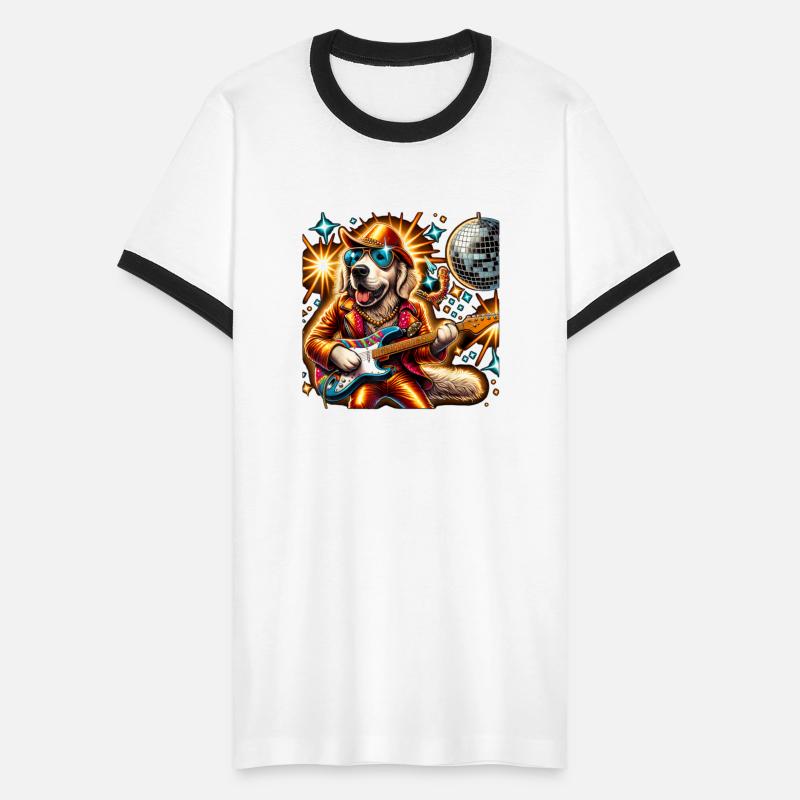 Disco Golden Retriever dog