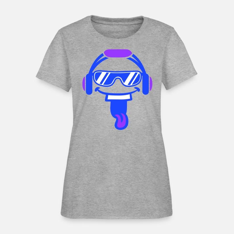 DJ Face Laughing Happy Head Sunglasses Music Party