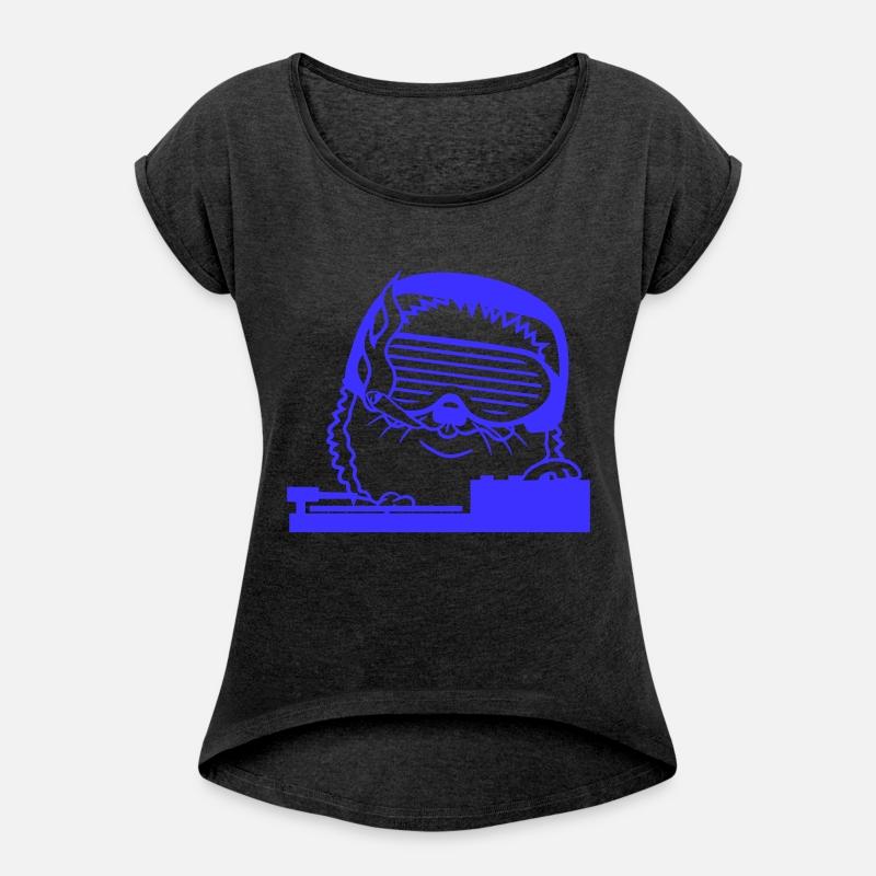 DJ Hedgehog Sunglasses Mixing Music Record Party