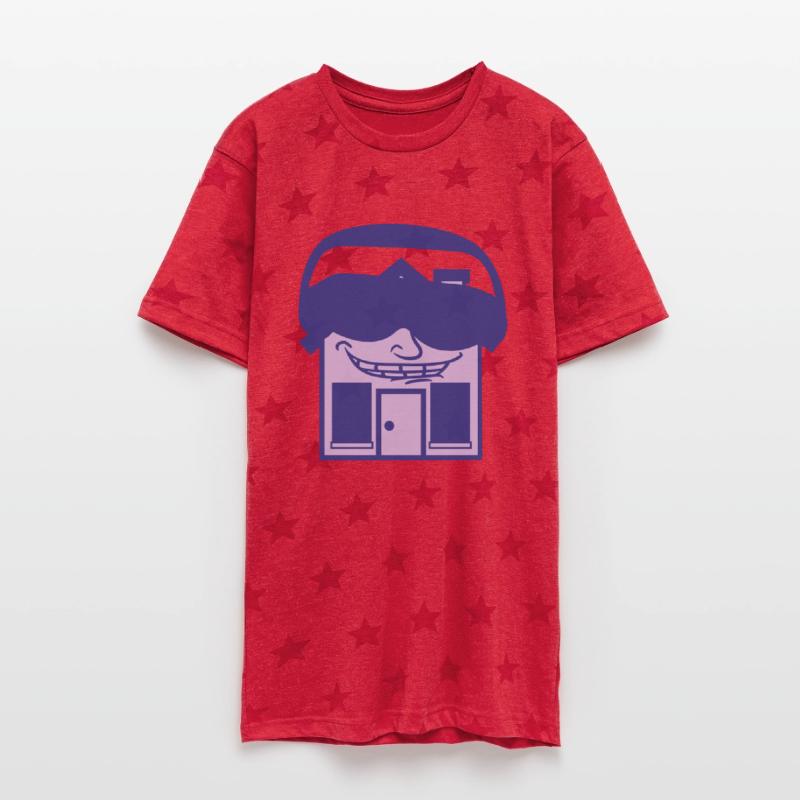 DJ House Party Techno Music Home Building Face Fun