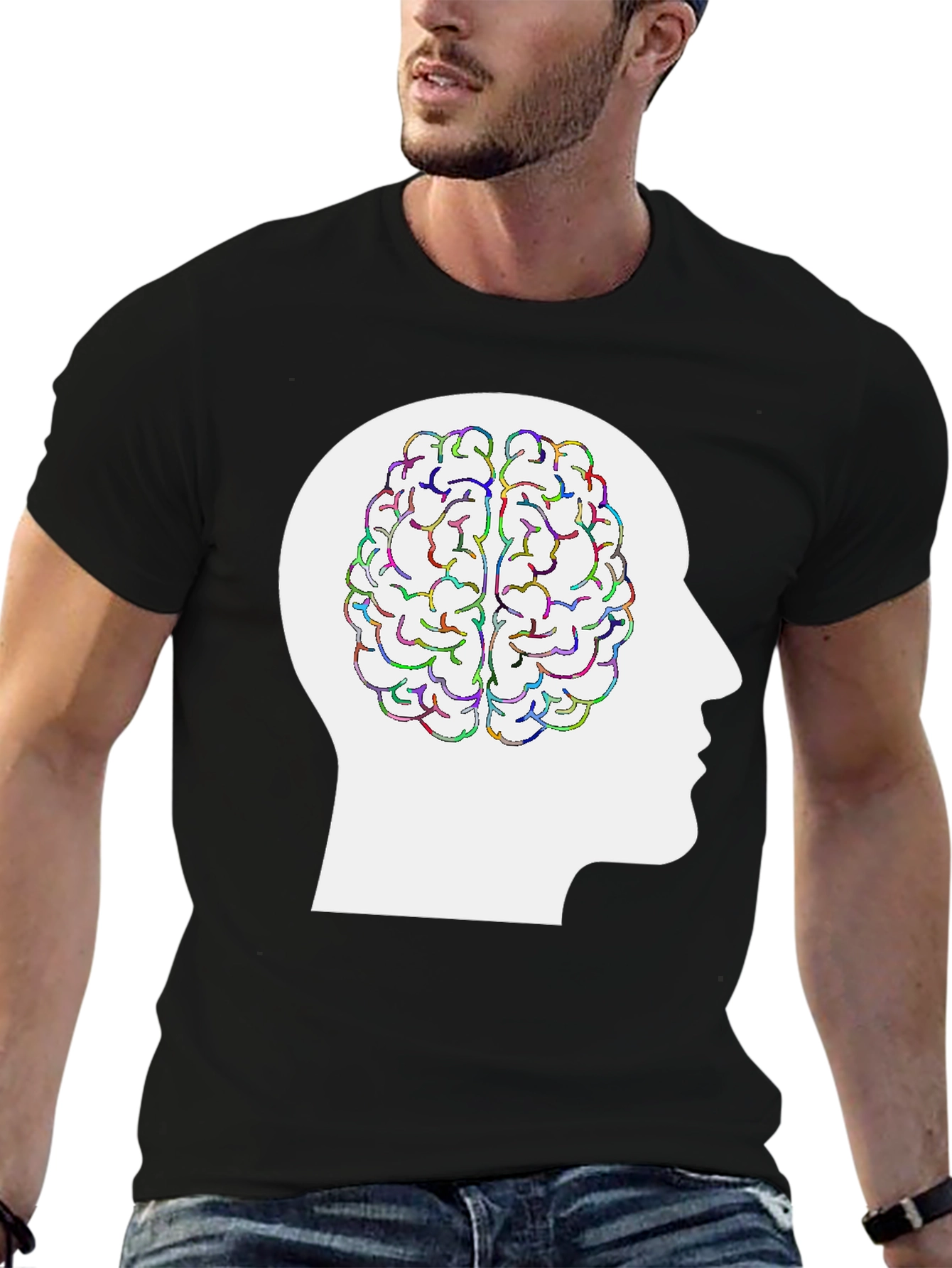 Brainy Head Tee - Creative Mind T-Shirt