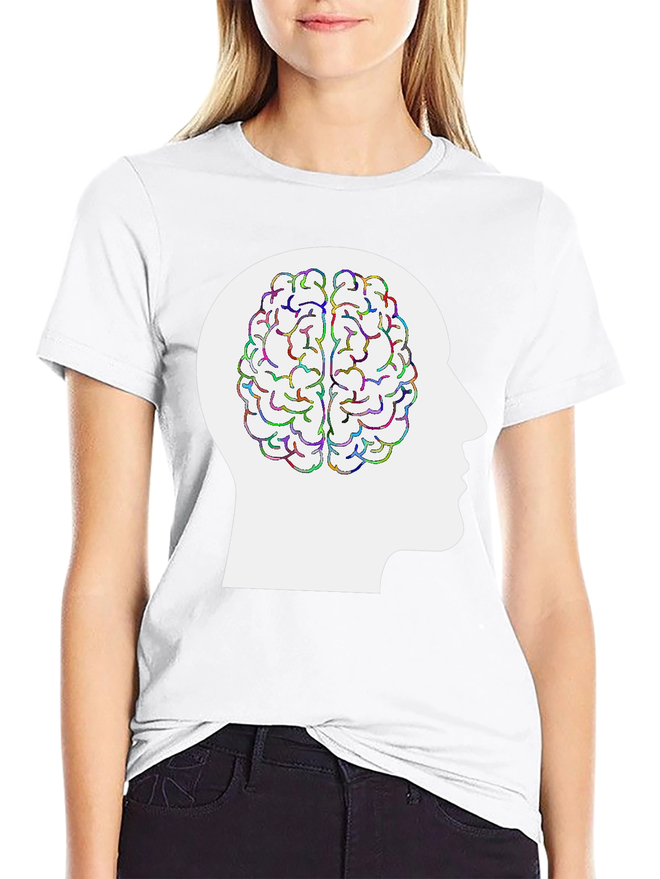 Brainy Head Tee - Creative Mind T-Shirt