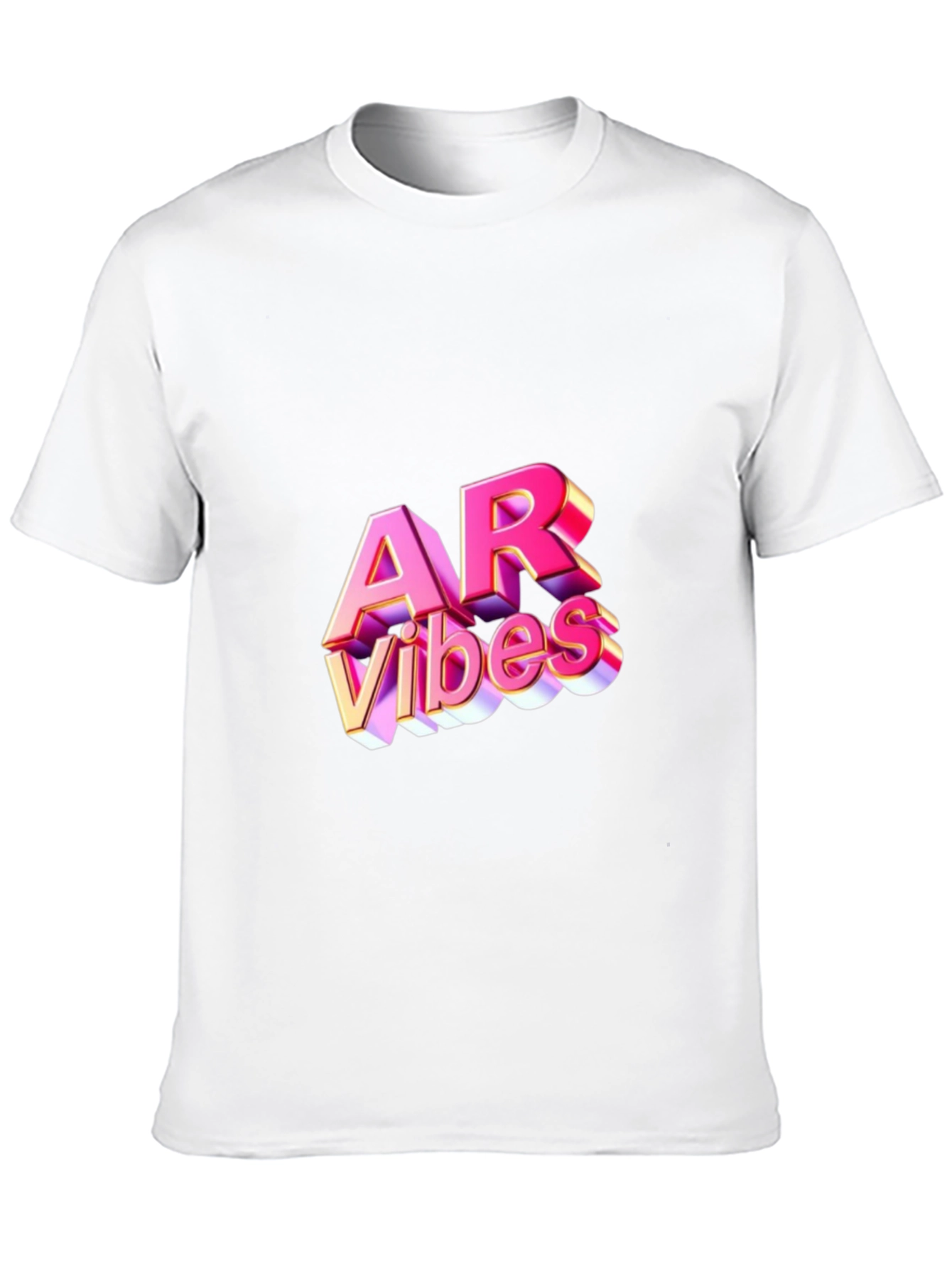 AR Vibes Black T-Shirt Trendy Casual Wear