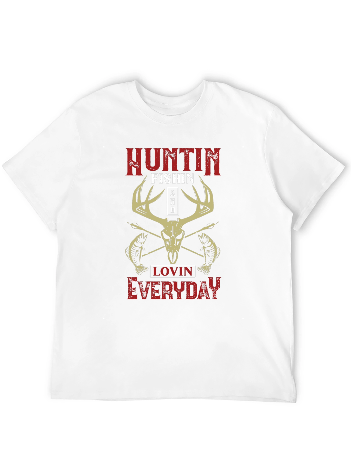 Hunting Fishing Everyday Graphic Tee
