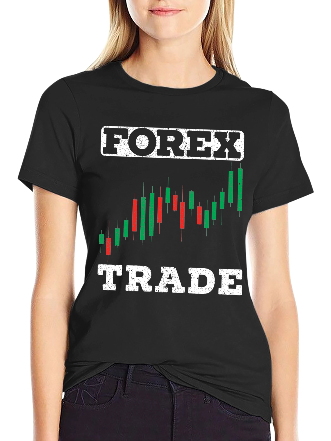Forex Trade T-Shirt: Candlestick Chart Trading Apparel