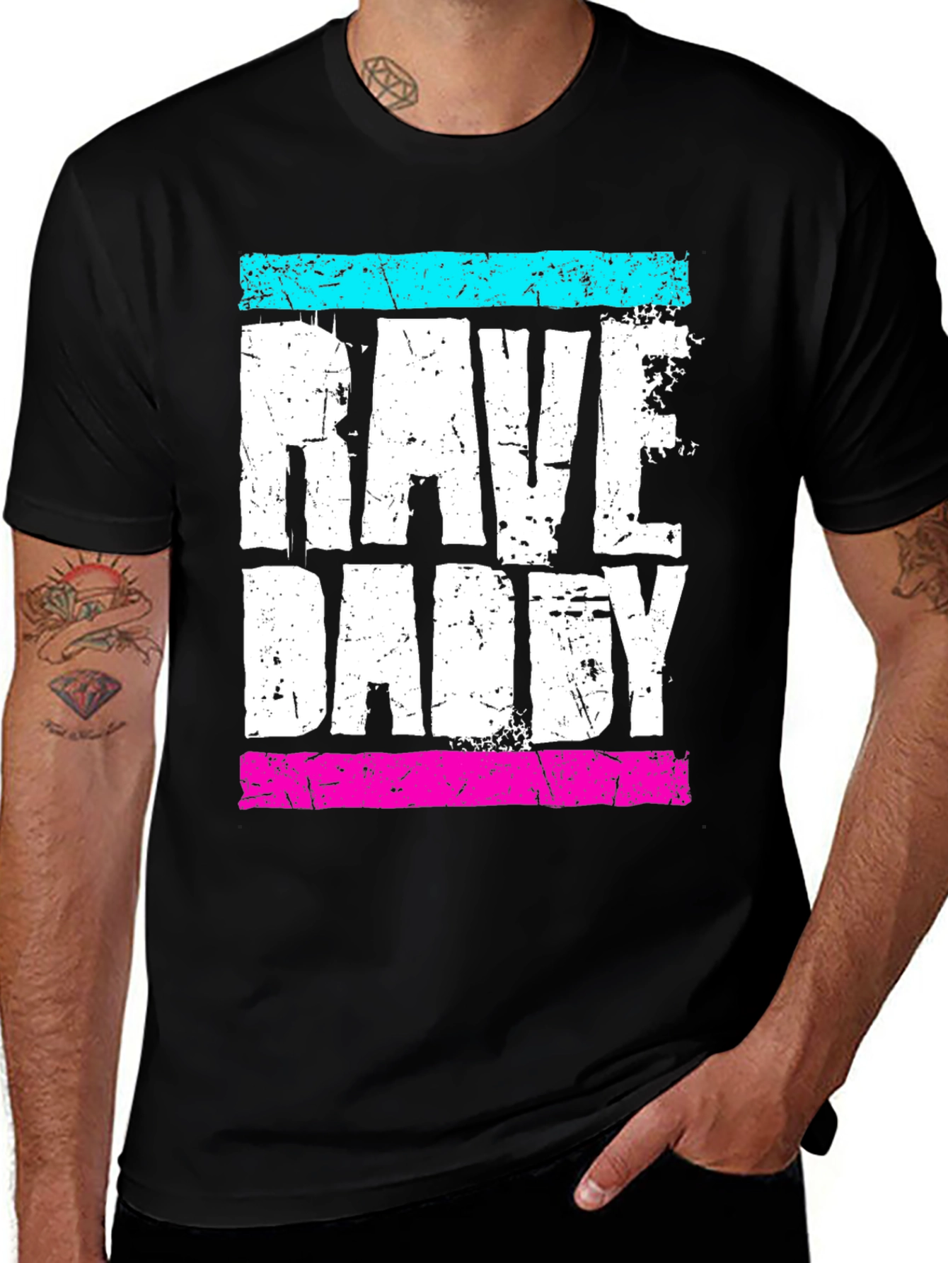 Rave Daddy Graphic Tee - EDM Festival Apparel