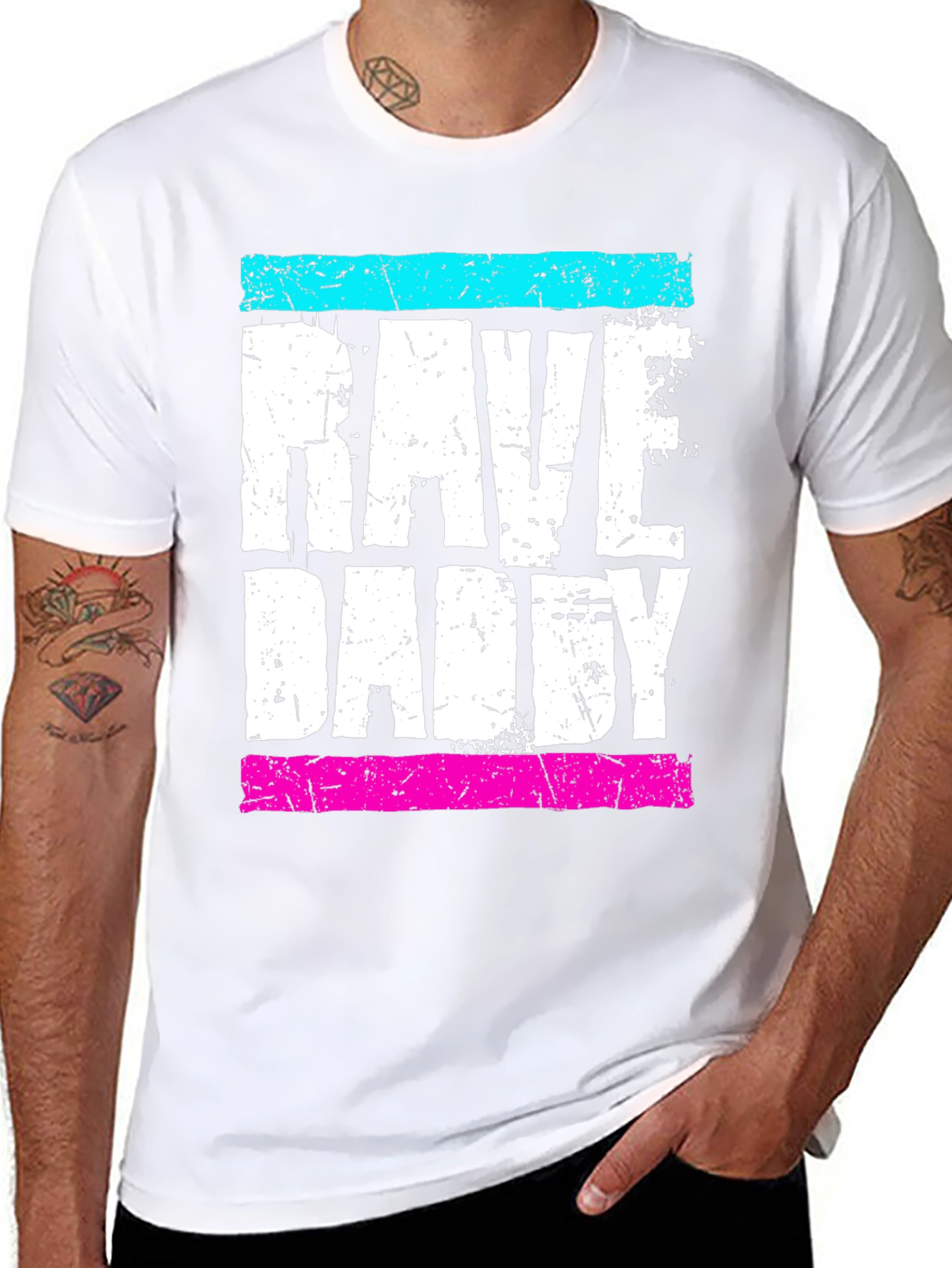 Rave Daddy Graphic Tee - EDM Festival Apparel
