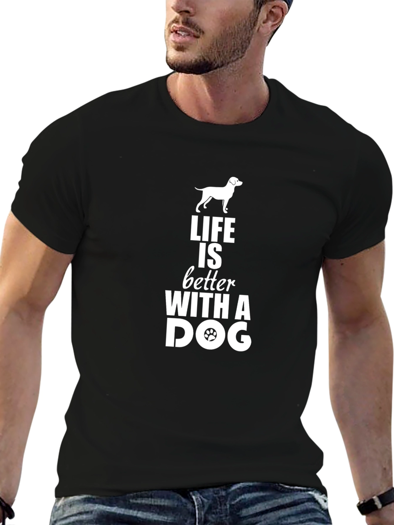 Life is Better with a Dog Graphic Tee