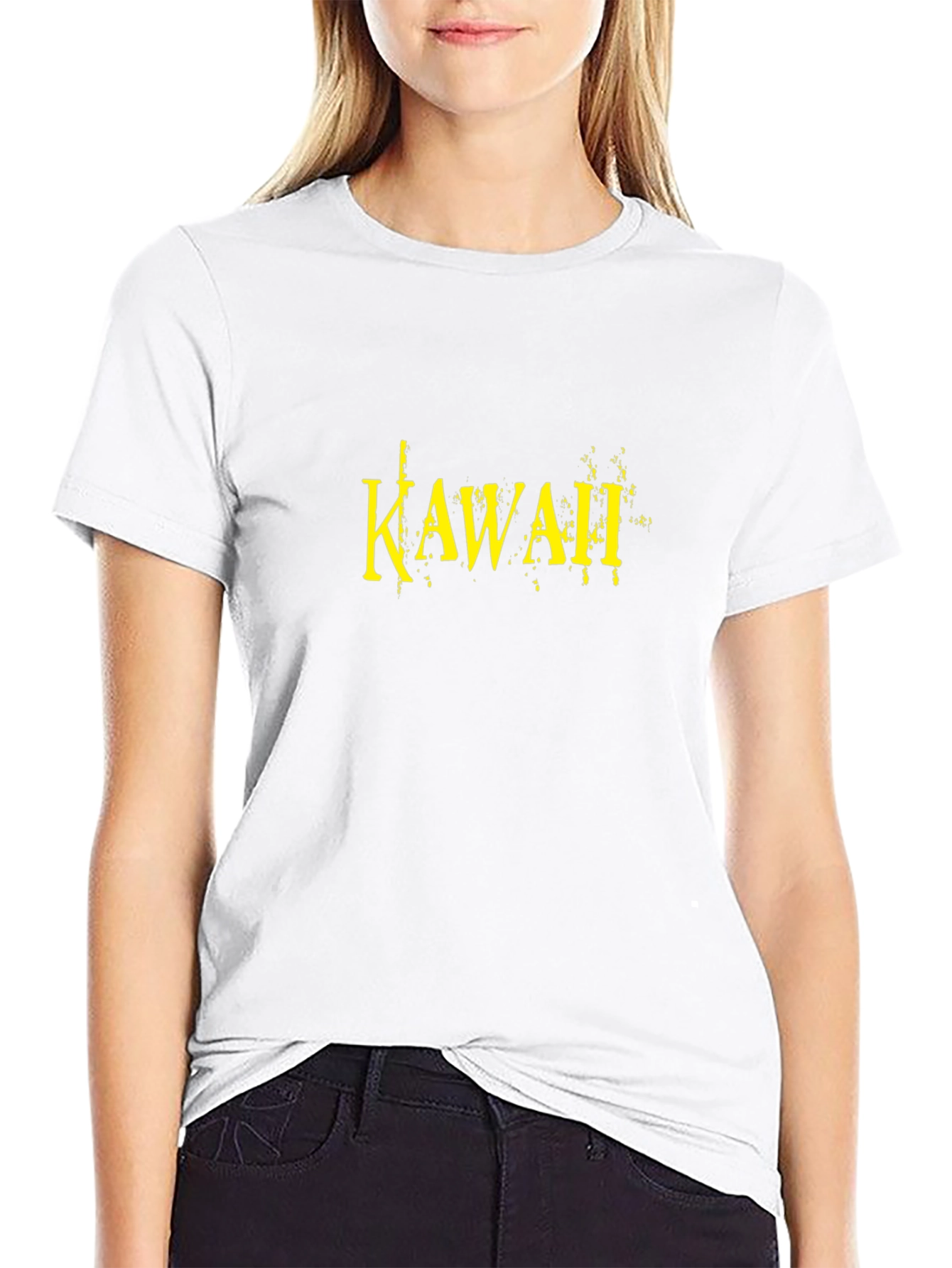 Kawaii Graphic Black T-Shirt