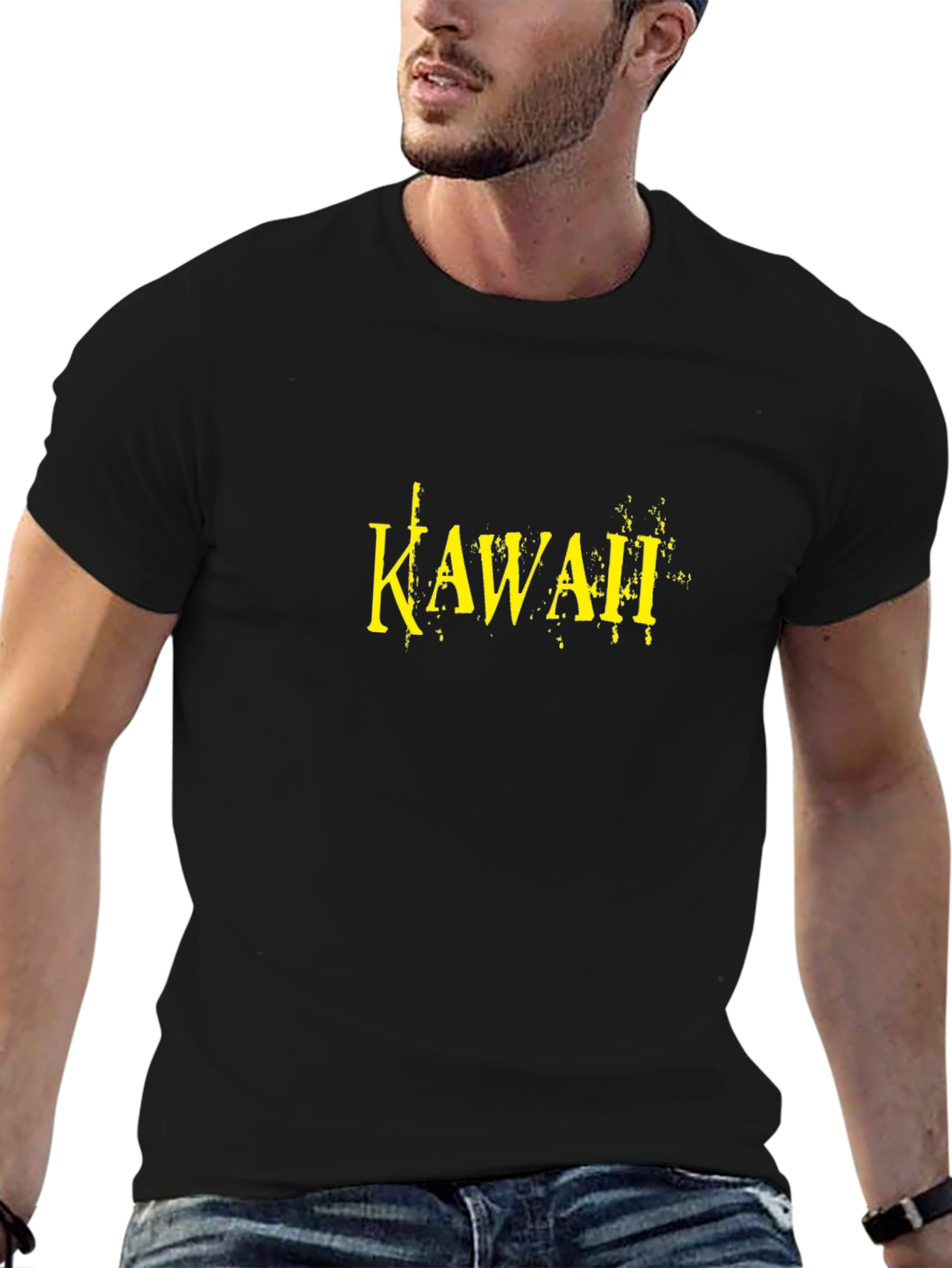Kawaii Graphic Black T-Shirt