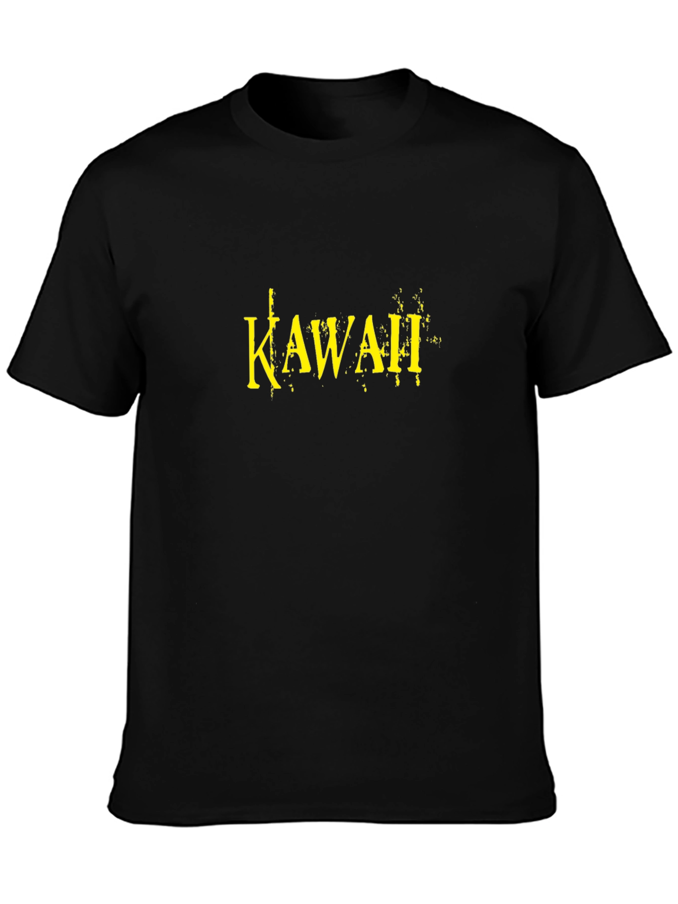 Kawaii Graphic Black T-Shirt