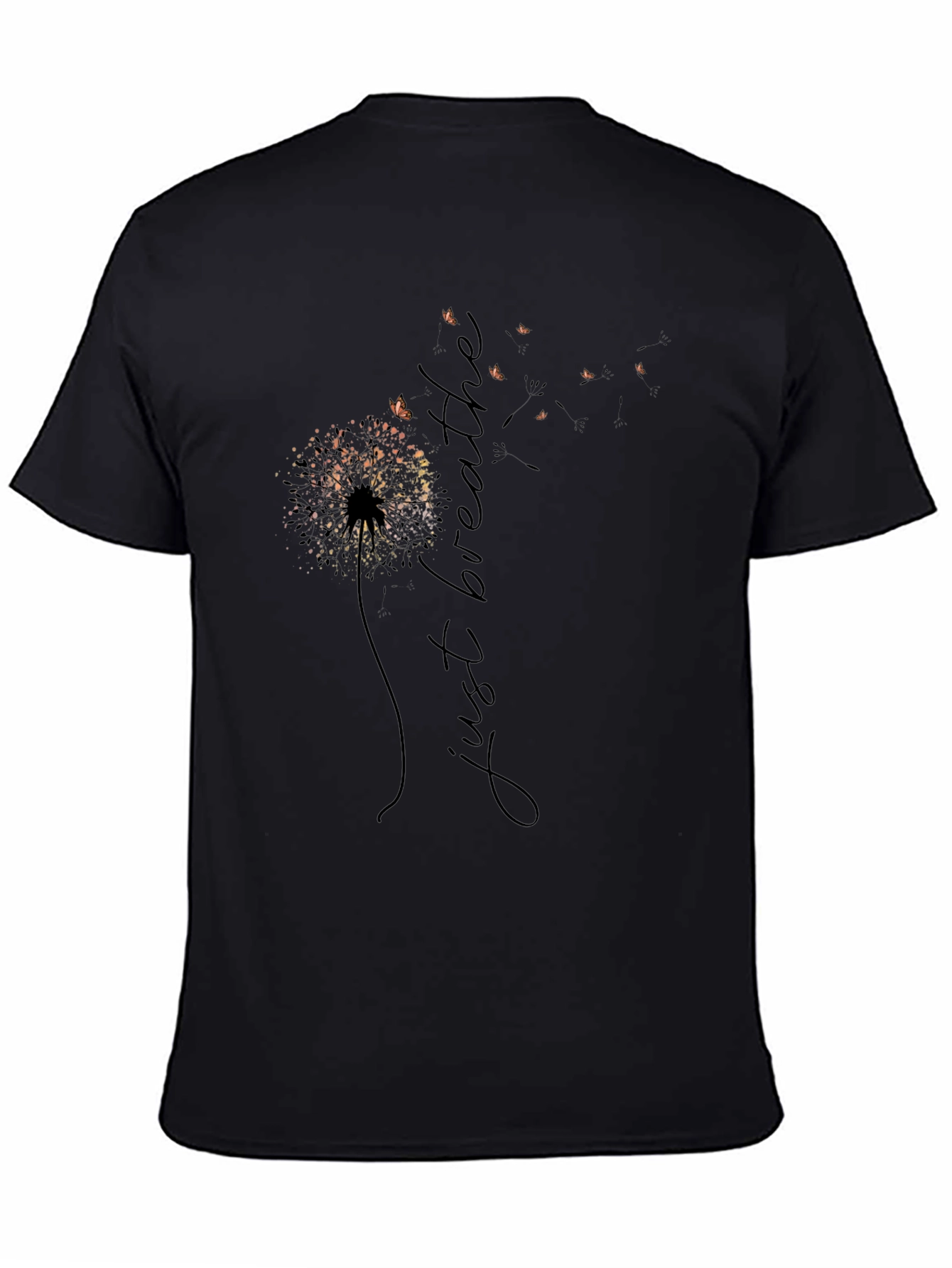 Just Breathe Dandelion Graphic Tee - Relaxed Fit