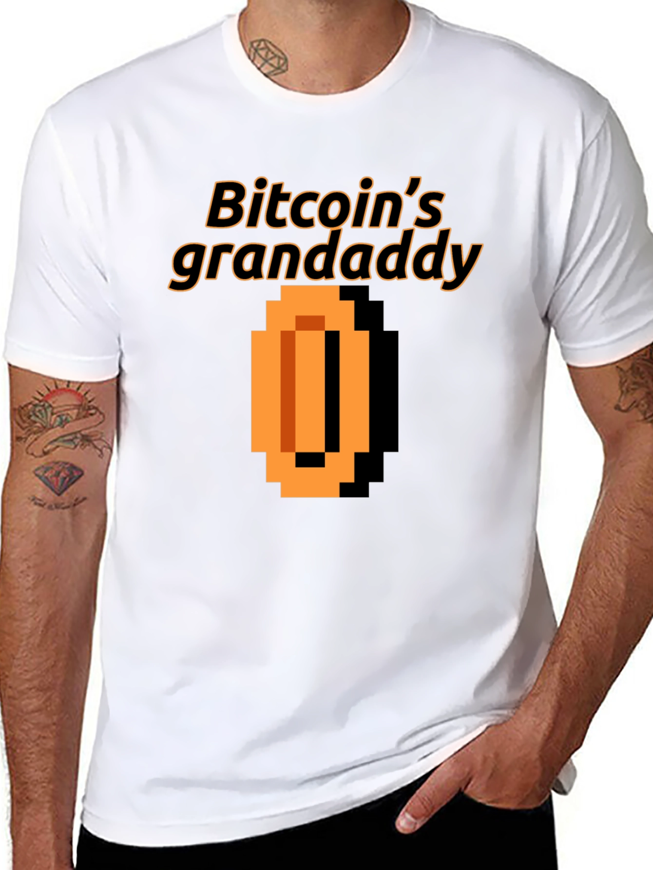 Bitcoins Grandaddy T-Shirt - Crypto Fan Apparel