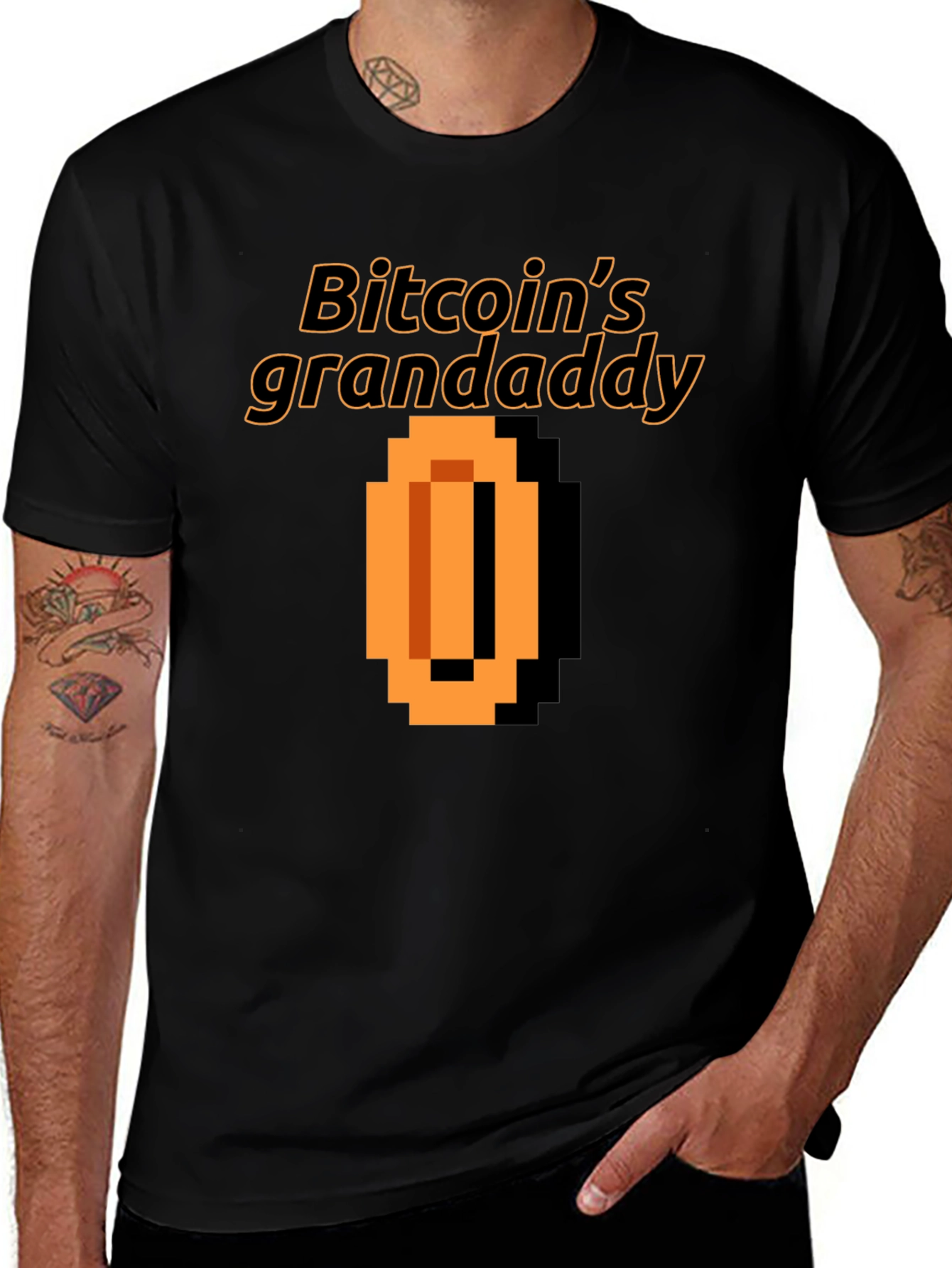 Bitcoins Grandaddy T-Shirt - Crypto Fan Apparel