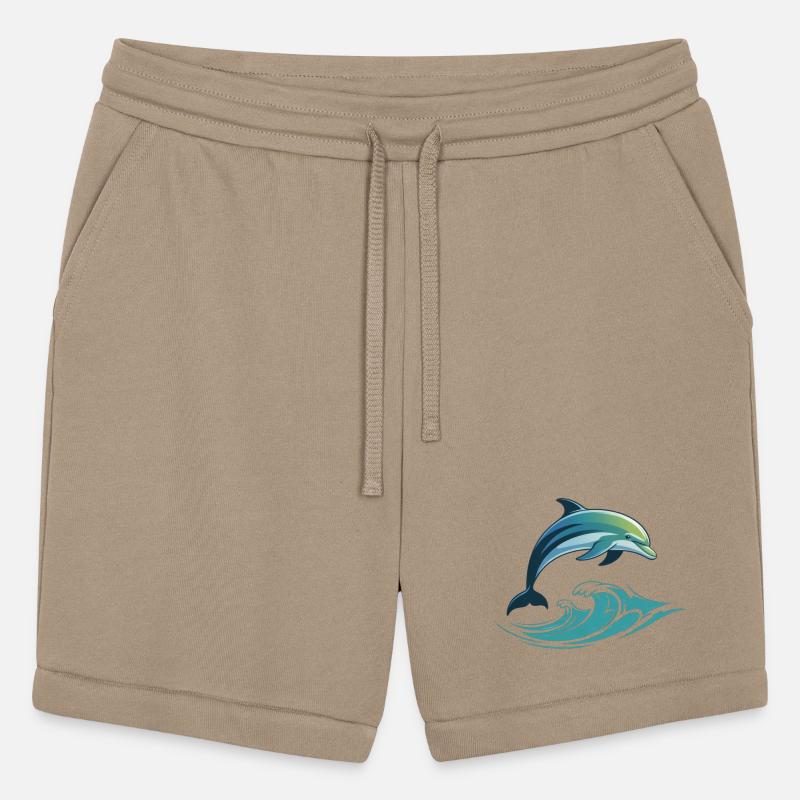 Dolphin Leap Under Ocean Waves