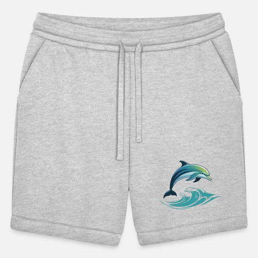 Dolphin Leap Under Ocean Waves