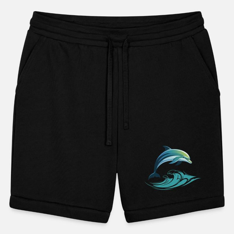 Dolphin Leap Under Ocean Waves