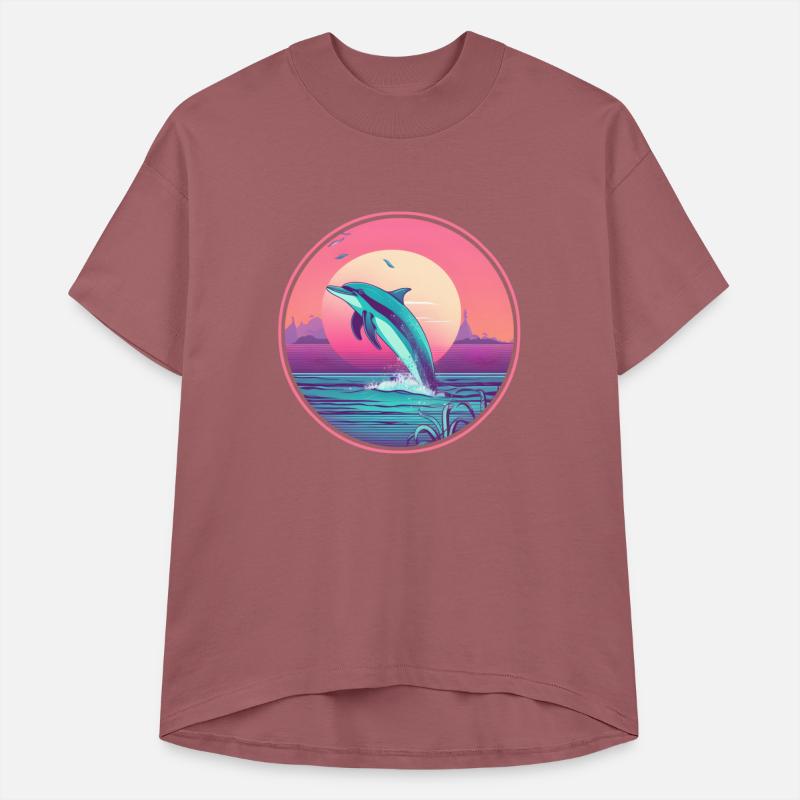 Dolphin Lovers Retro Style