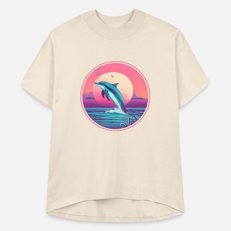 Dolphin Lovers Retro Style