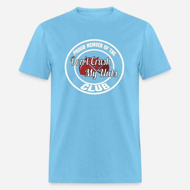 Don't Crush My Nuts Funny Joke Illustration