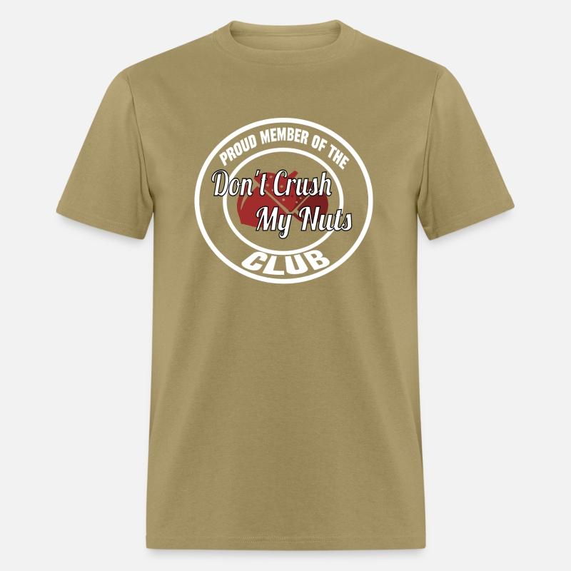 Don't Crush My Nuts Funny Joke Illustration